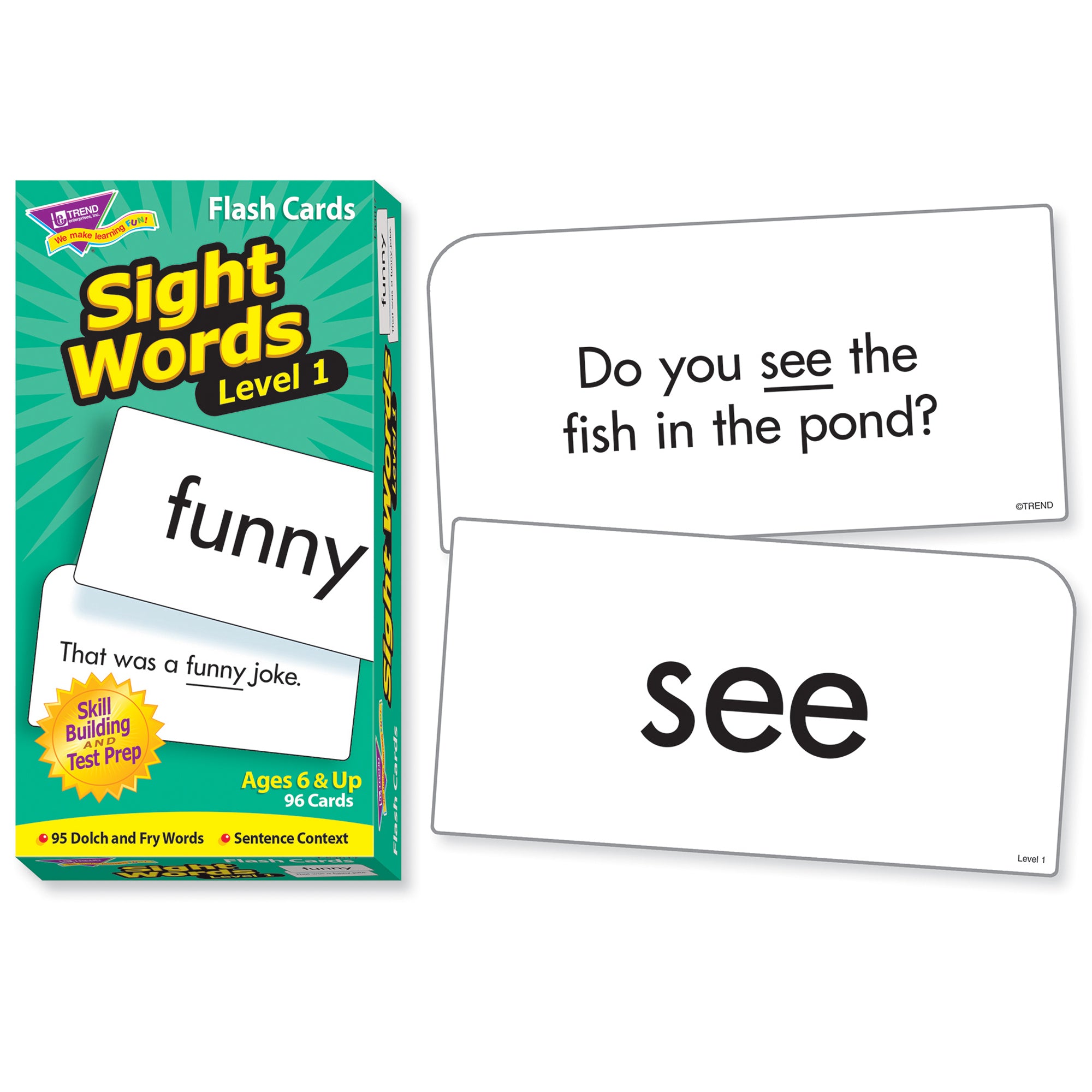 Sight Words – Level 1 Skill Drill Flash Cards, 3 Packs