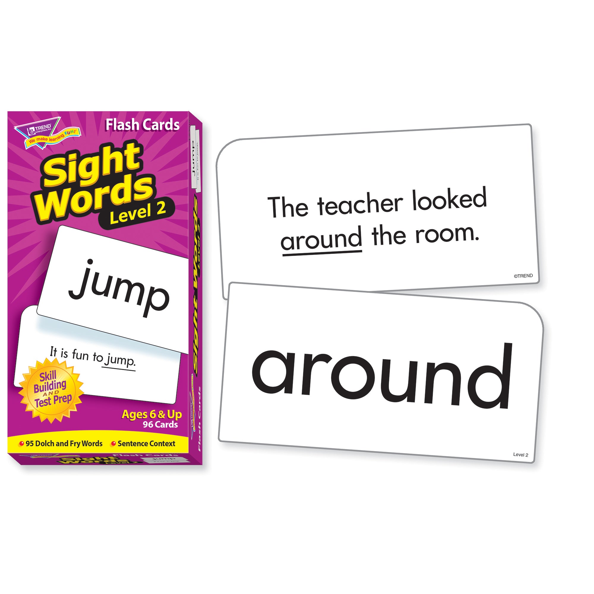 Sight Words – Level 2 Skill Drill Flash Cards, 3 Packs