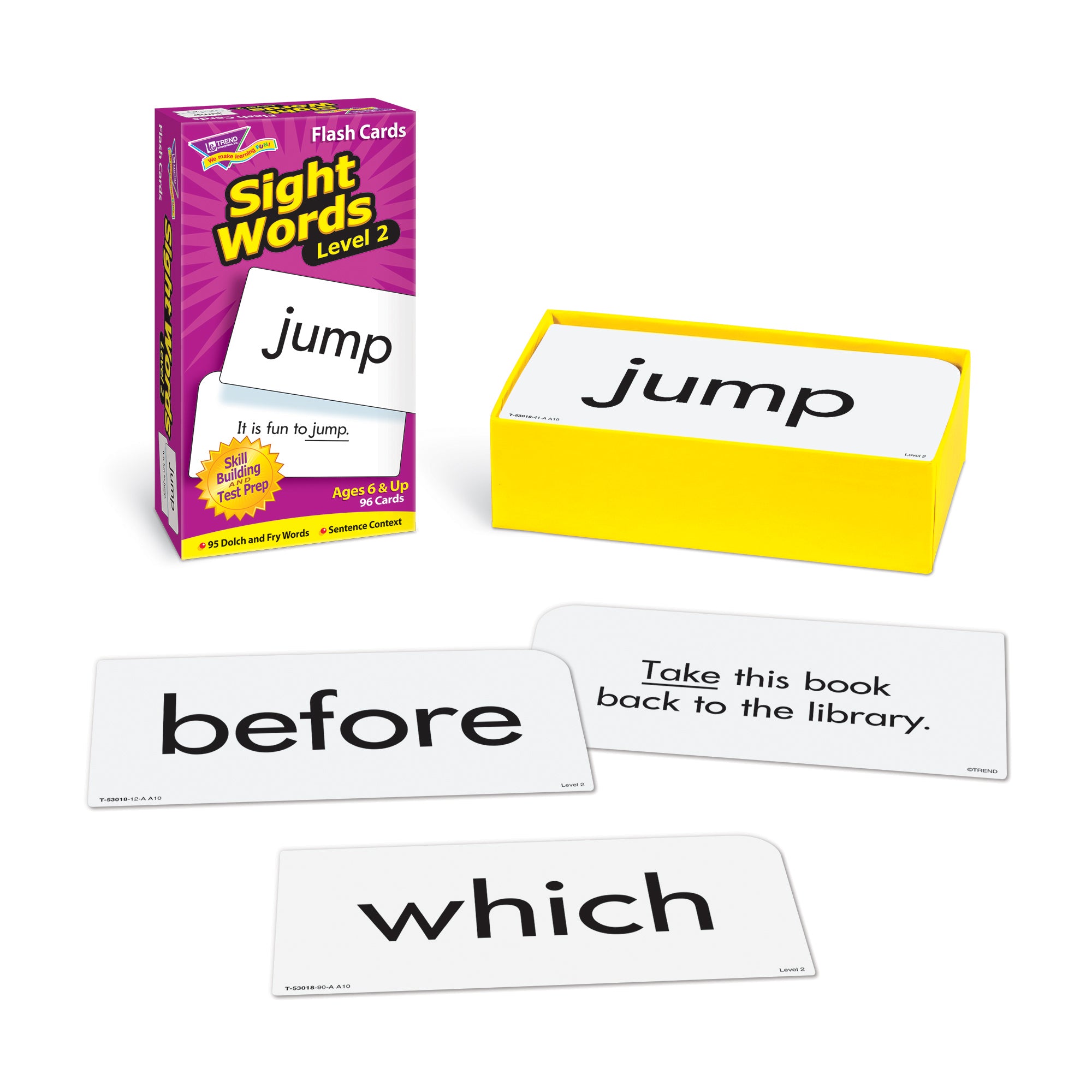 Sight Words – Level 2 Skill Drill Flash Cards, 3 Packs