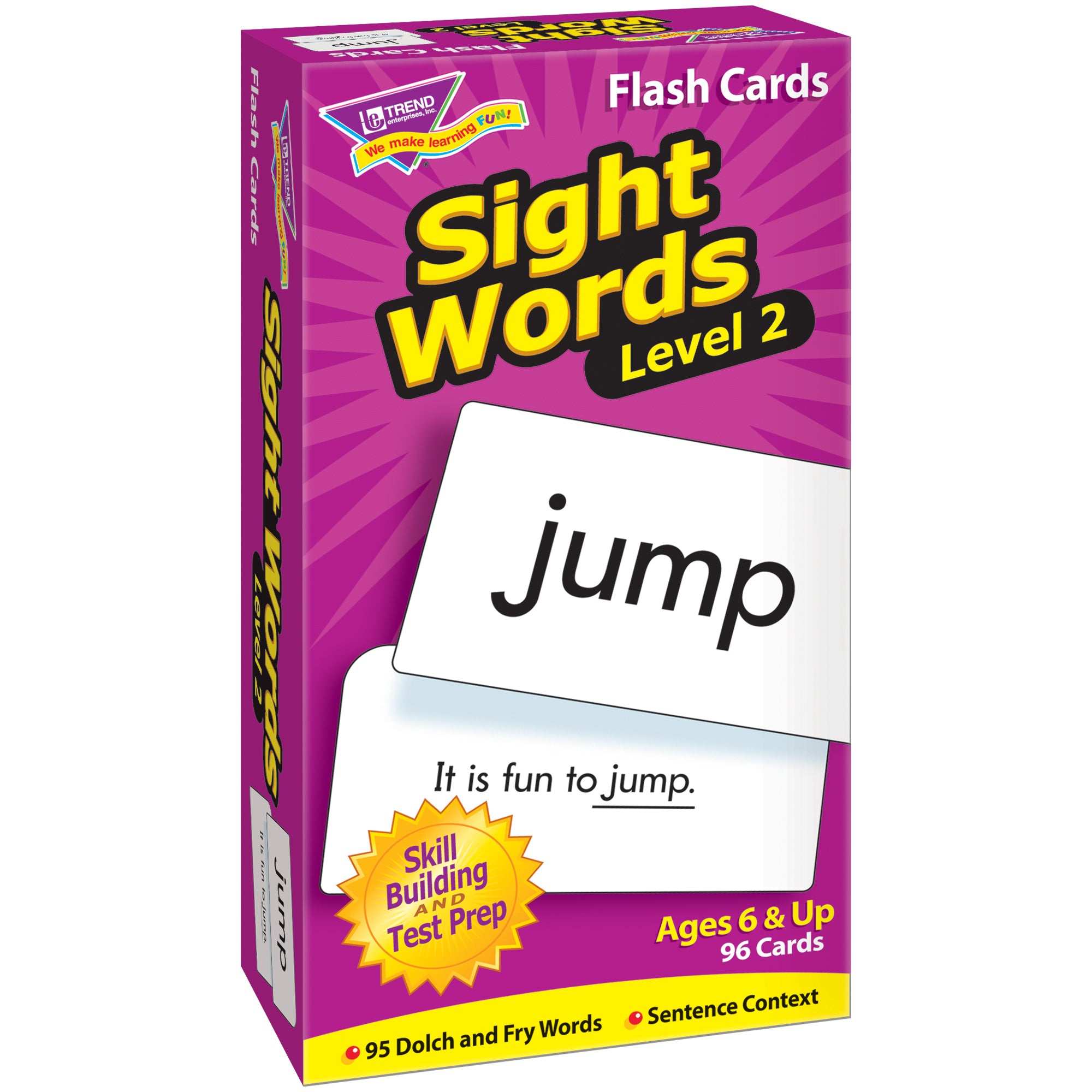 Sight Words – Level 2 Skill Drill Flash Cards, 3 Packs