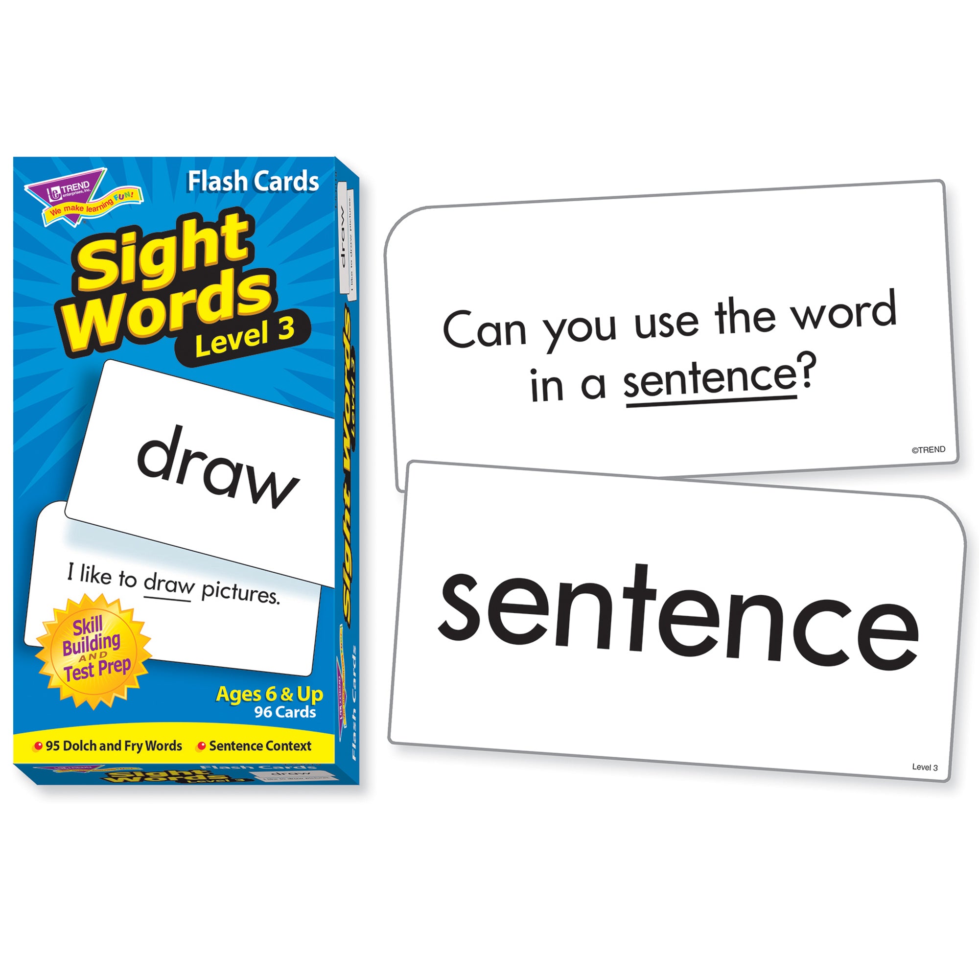 Sight Words – Level 3 Skill Drill Flash Cards, 3 Packs