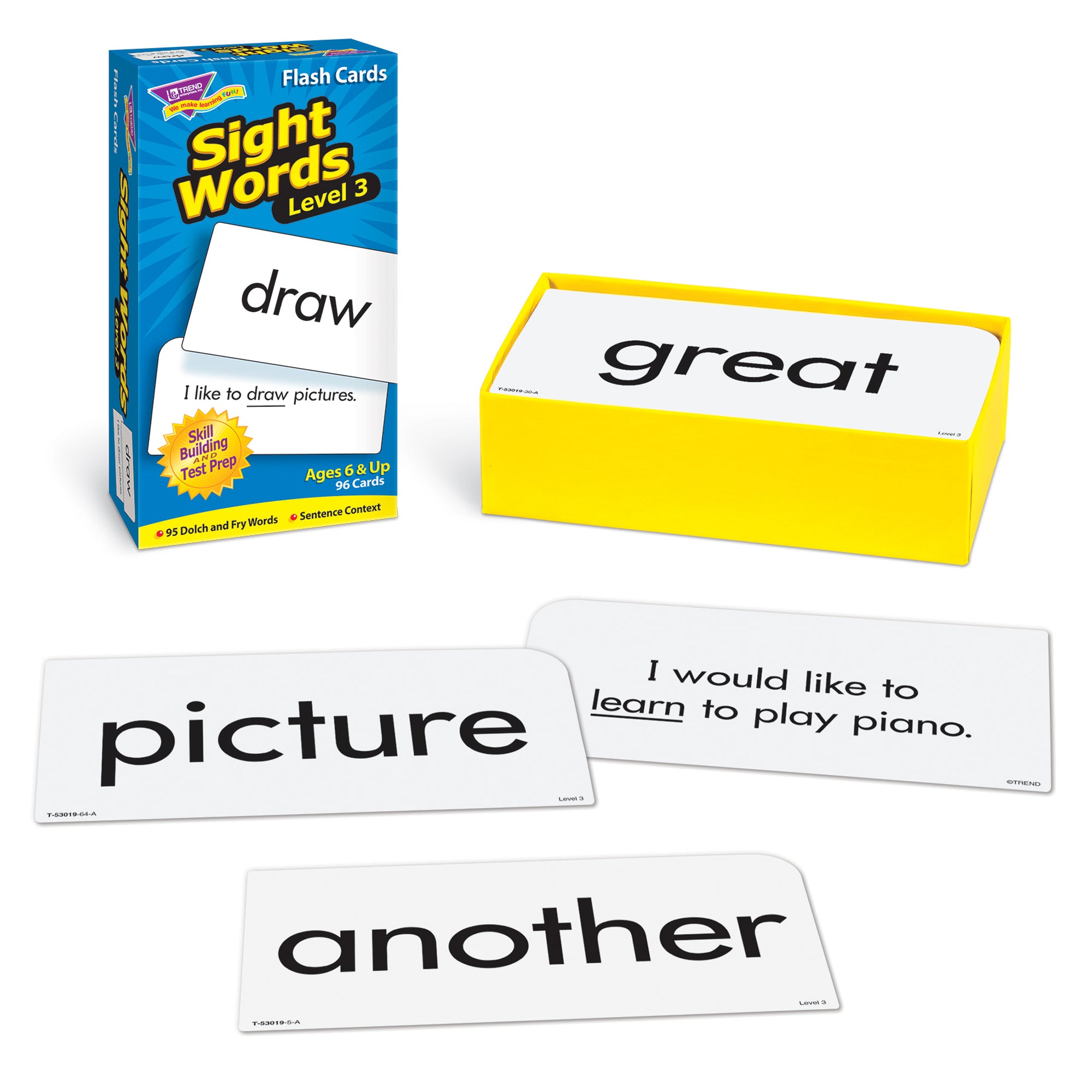 Sight Words – Level 3 Skill Drill Flash Cards, 3 Packs