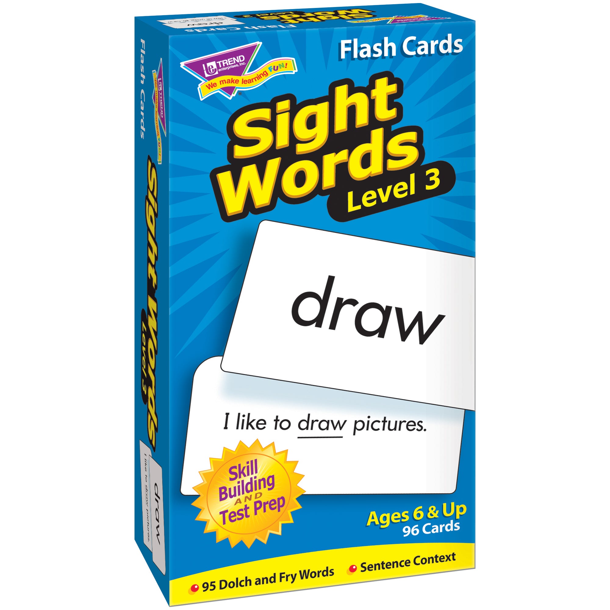 Sight Words – Level 3 Skill Drill Flash Cards, 3 Packs