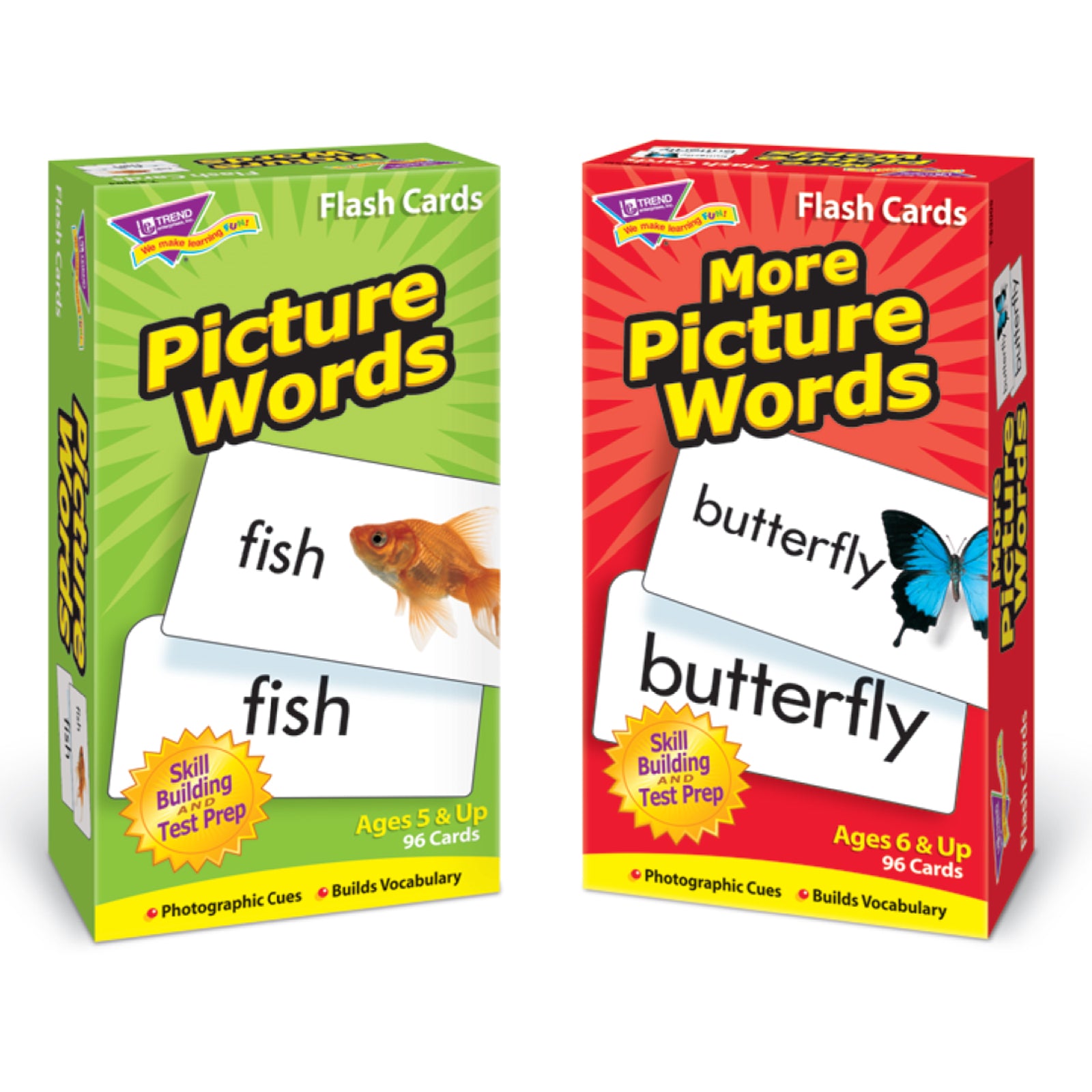 Picture Words Skill Drill Flash Cards Assortment