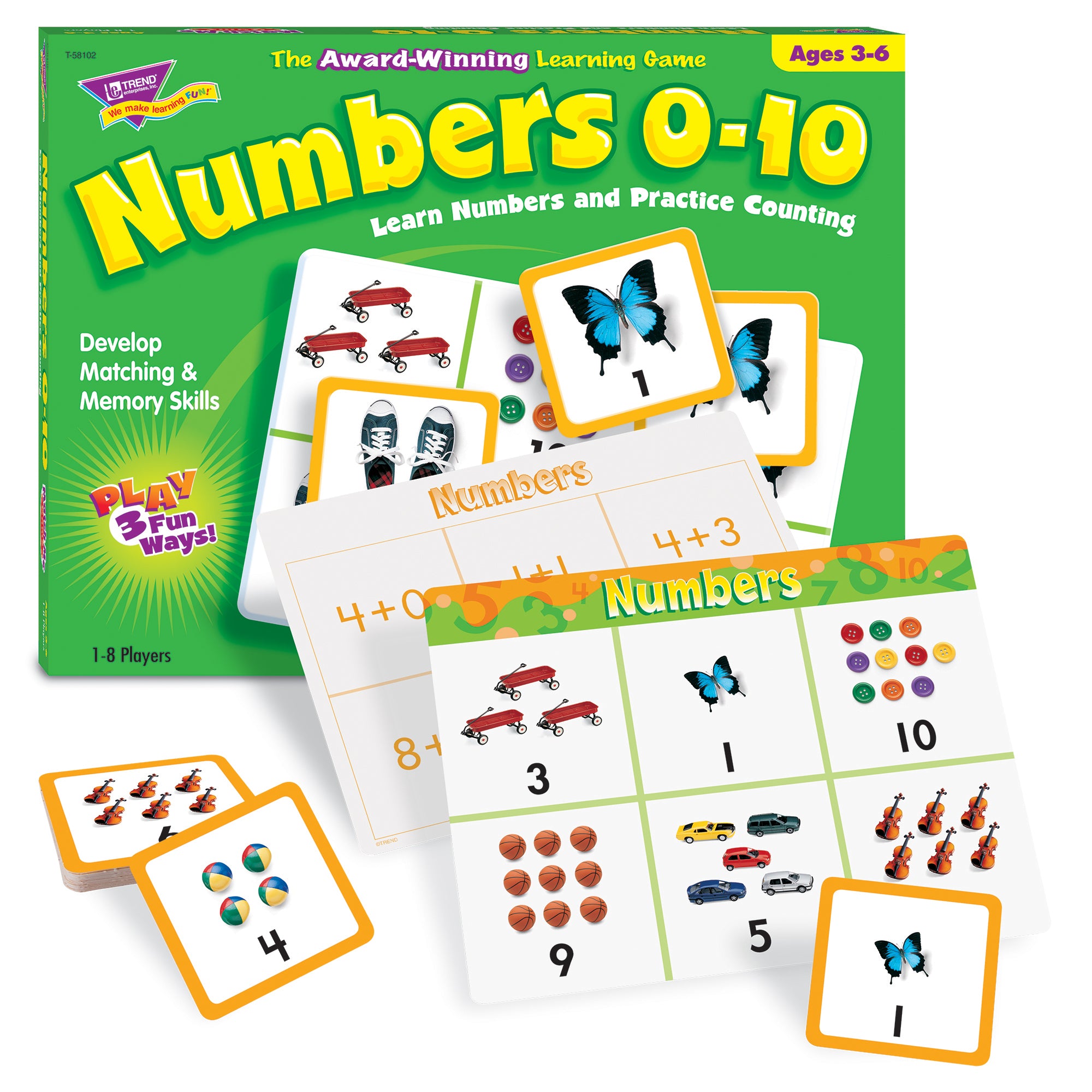 Numbers 0-10 Match Me® Games