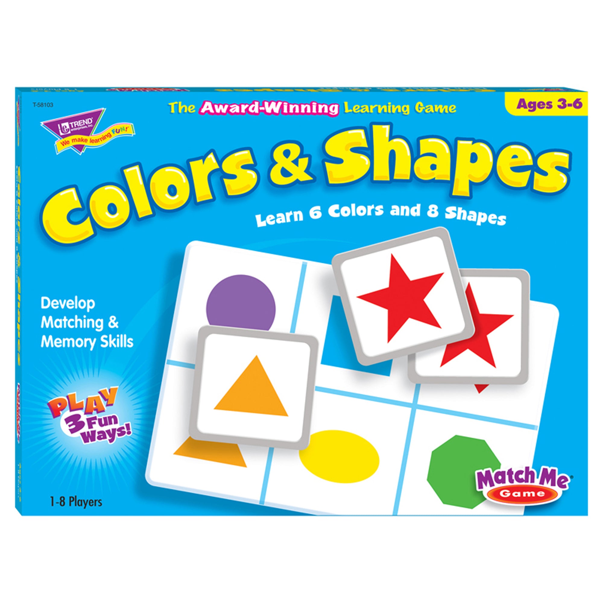 Colors & Shapes Match Me® Games