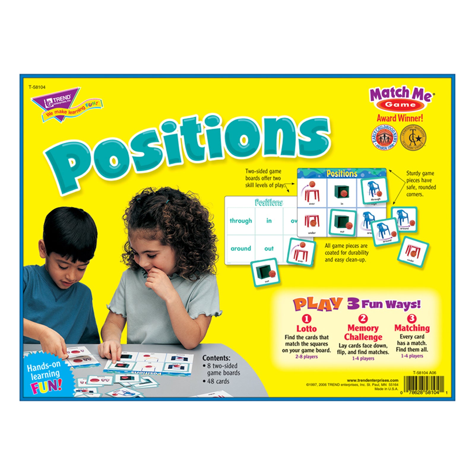 Positions Match Me® Games