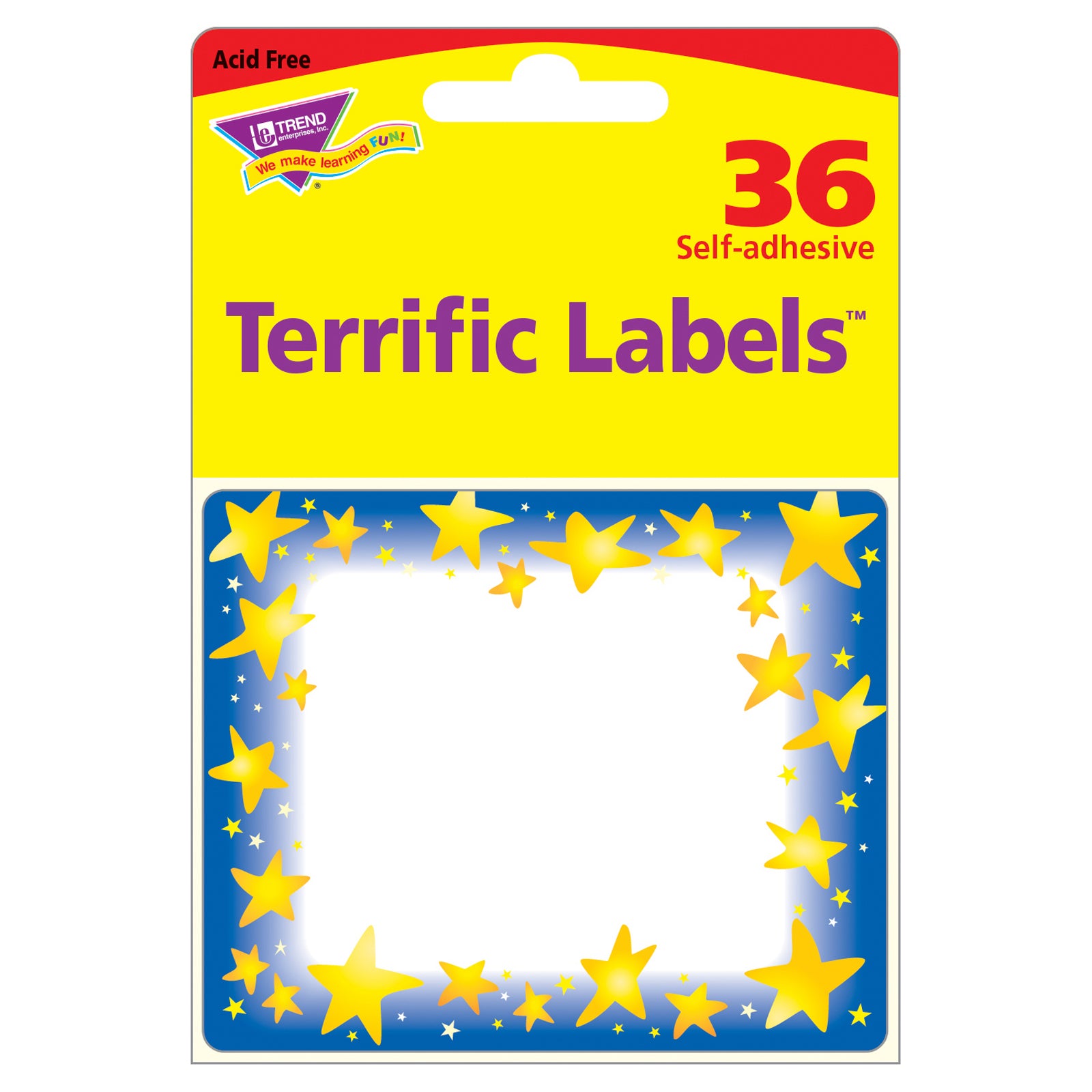 Star Brights Terrific Labels™, 36 Per Pack, 6 Packs