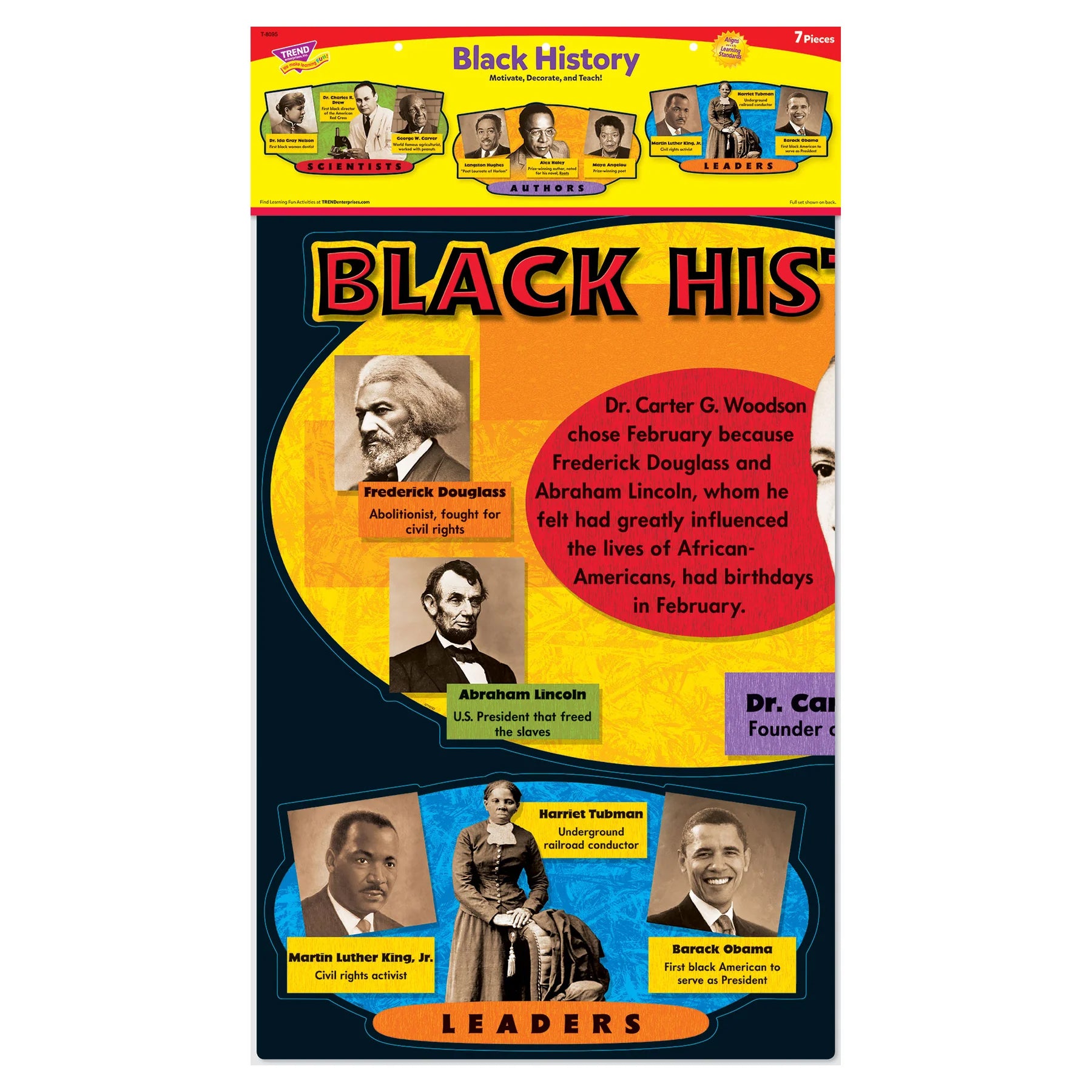 Black History Bulletin Board Set