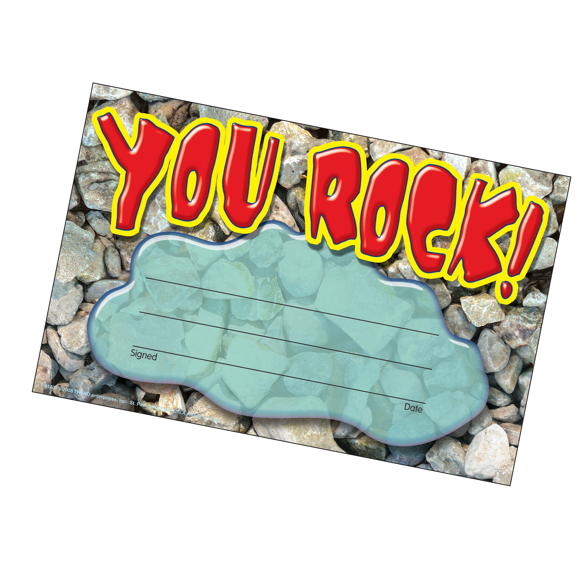 You Rock! Recognition Awards, 30 Per Pack, 6 Packs