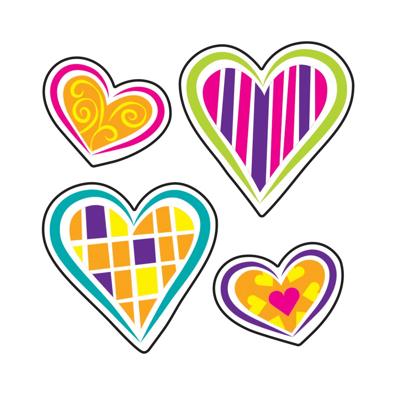 Artsy Heartsy/Cherry Mixed Shapes Stinky Stickers®, 60 Per Pack, 6 Packs