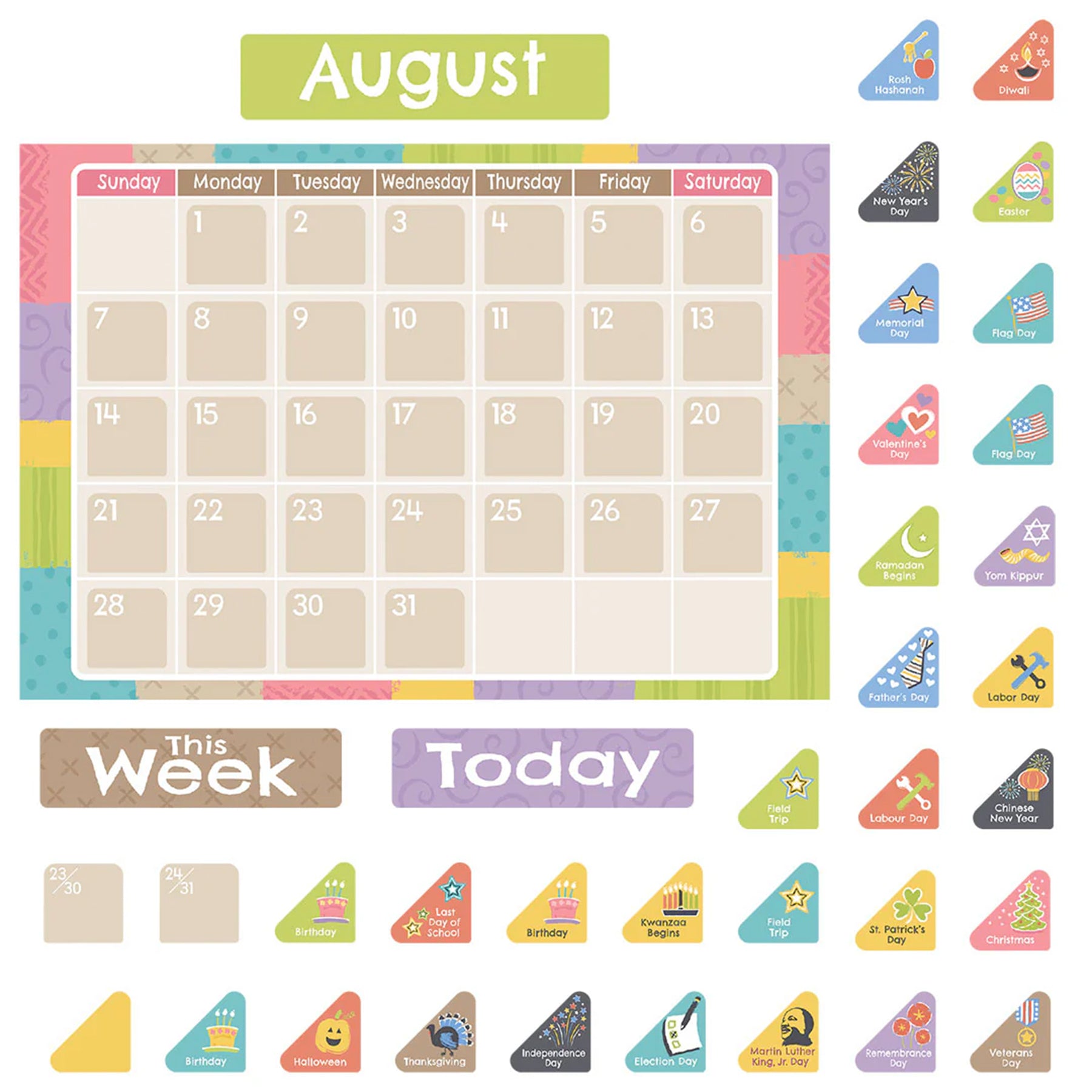 Good to Grow Calendar Bulletin Board Set