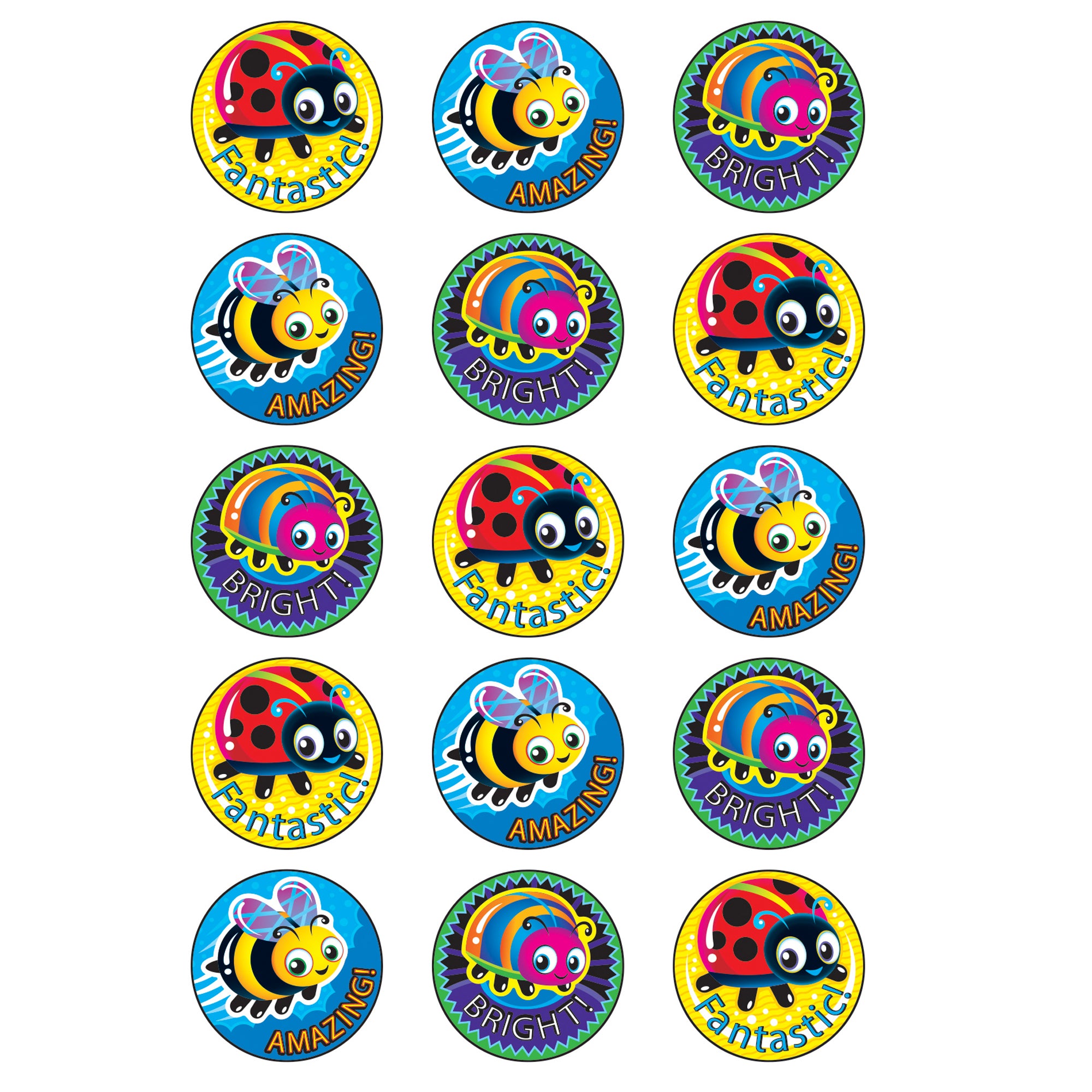 Bug Buddies/Orchard Stinky Stickers®, 60 Per Pack, 6 Packs