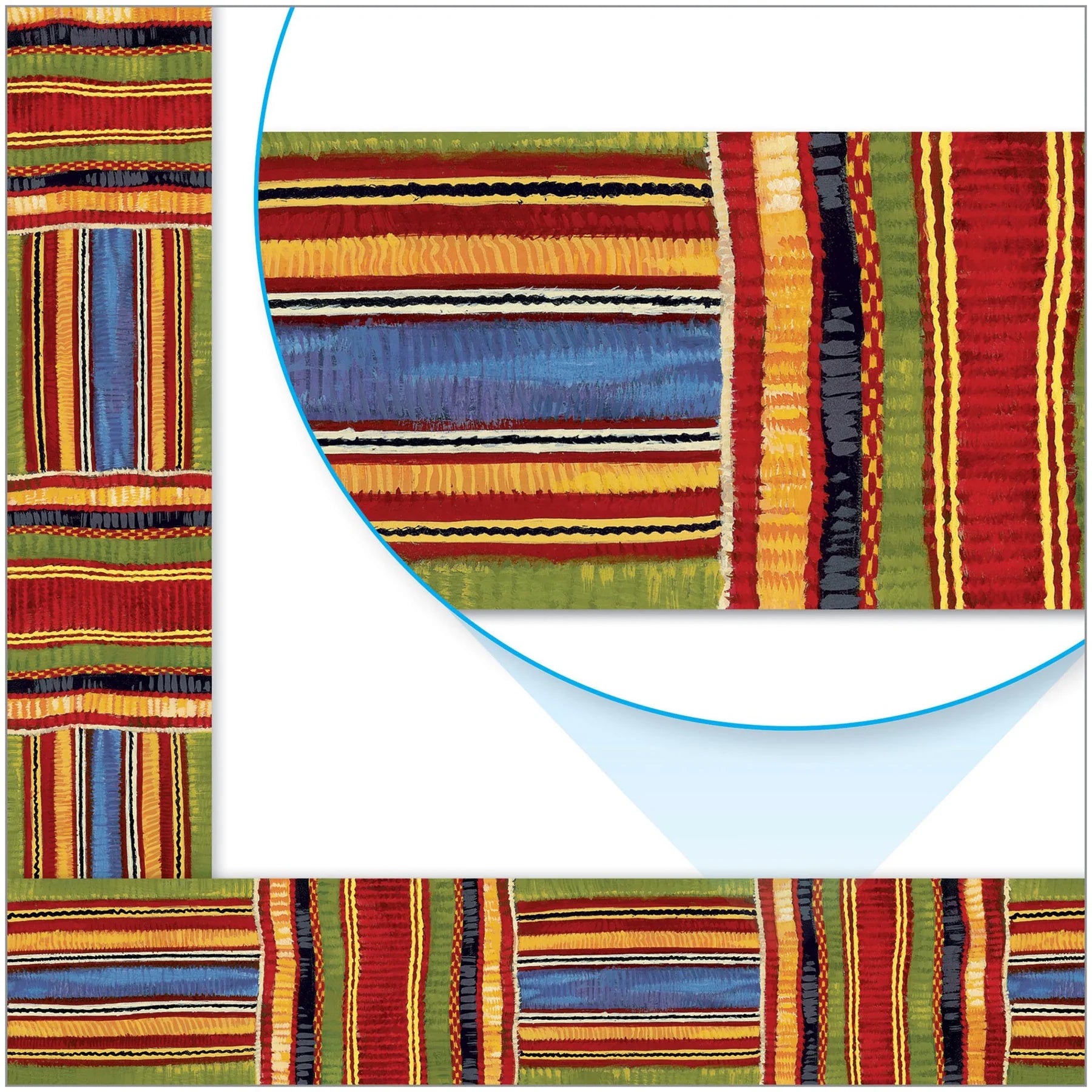 Kente Cloth Bolder Borders®, 35.75' Per Pack, 6 Packs