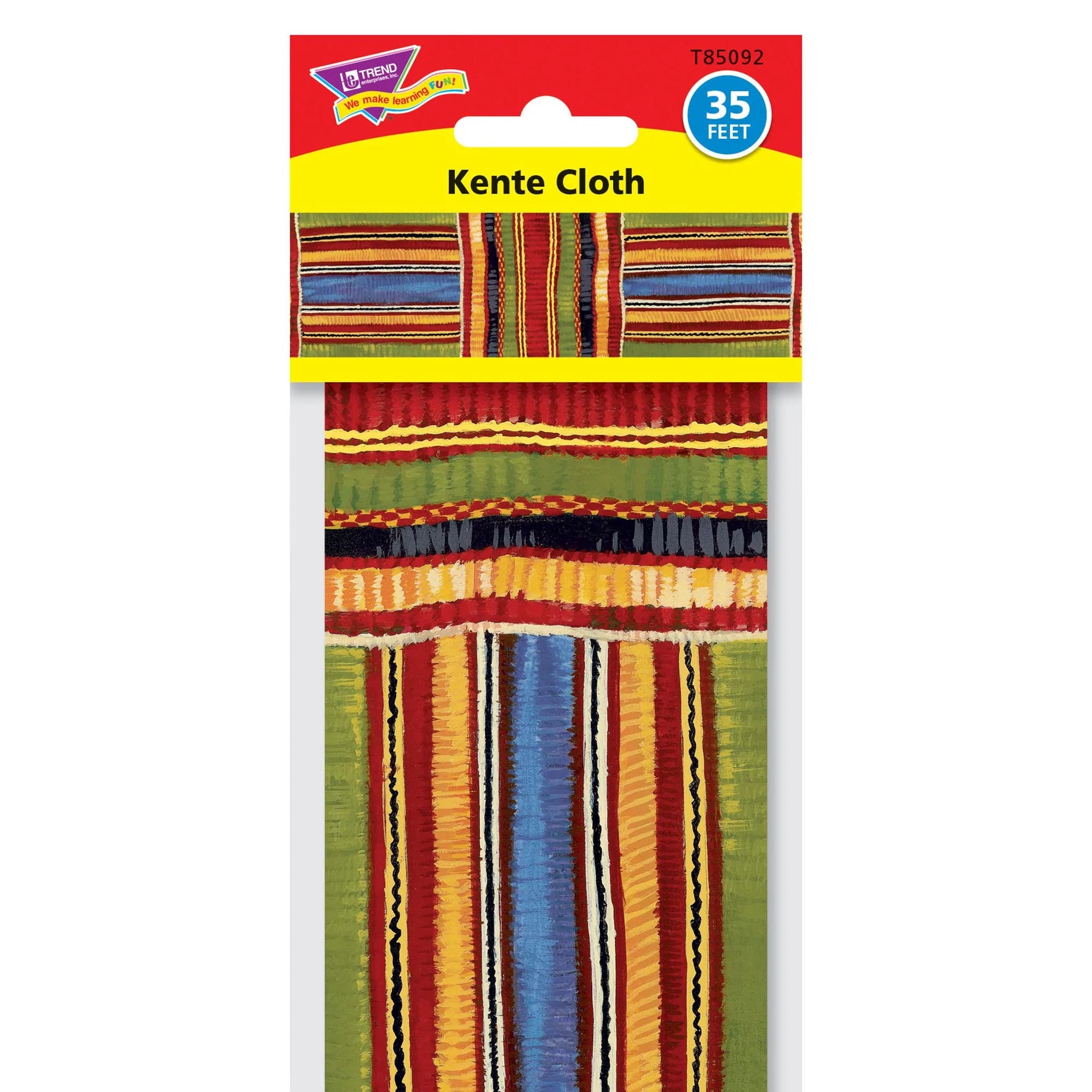 Kente Cloth Bolder Borders®, 35.75' Per Pack, 6 Packs