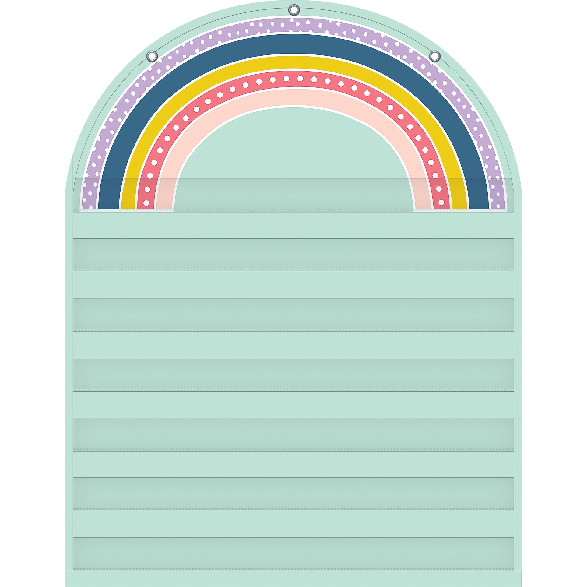 Oh Happy Day Rainbow 7 Pocket Chart