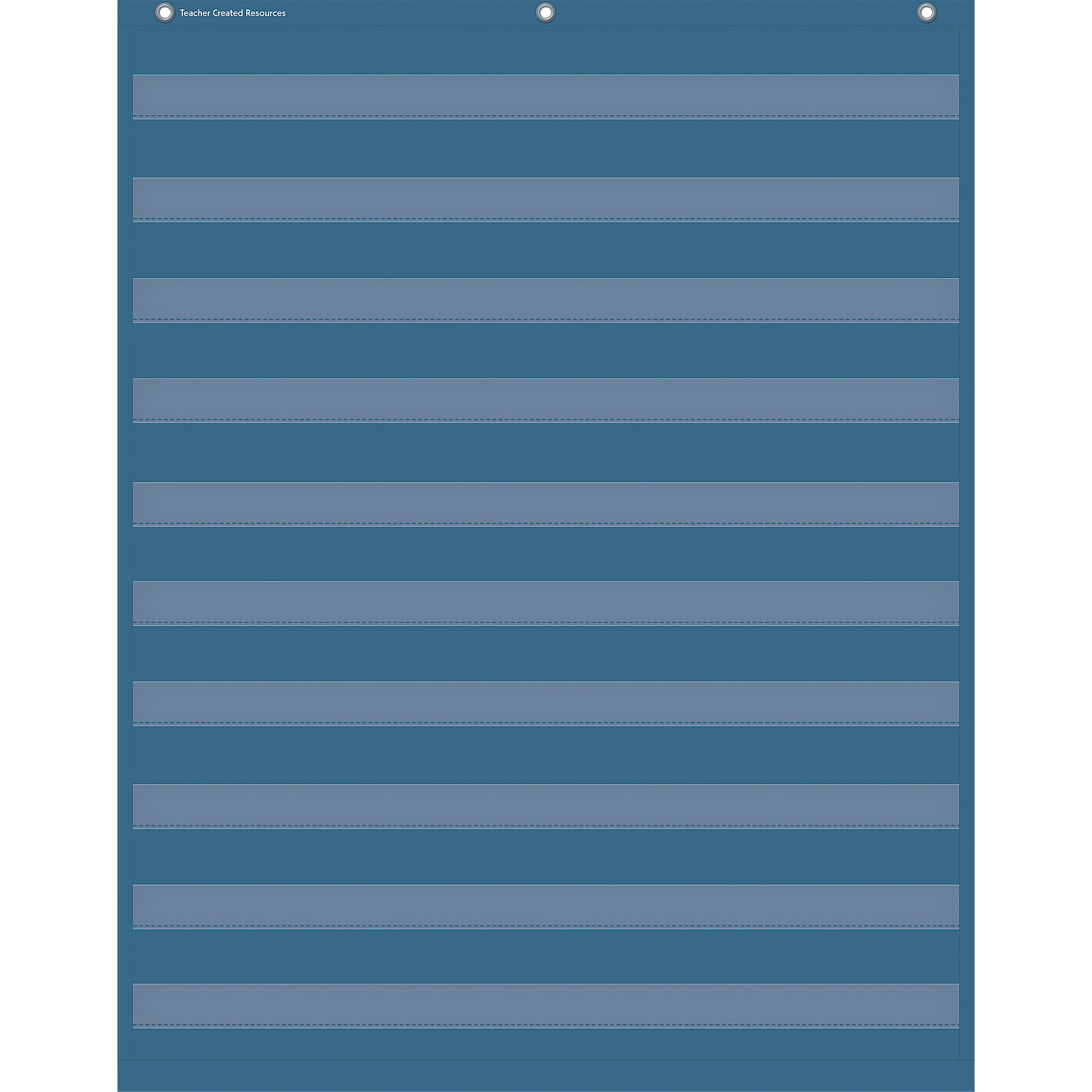 Slate Blue 10 Pocket Chart, 34" x 44"