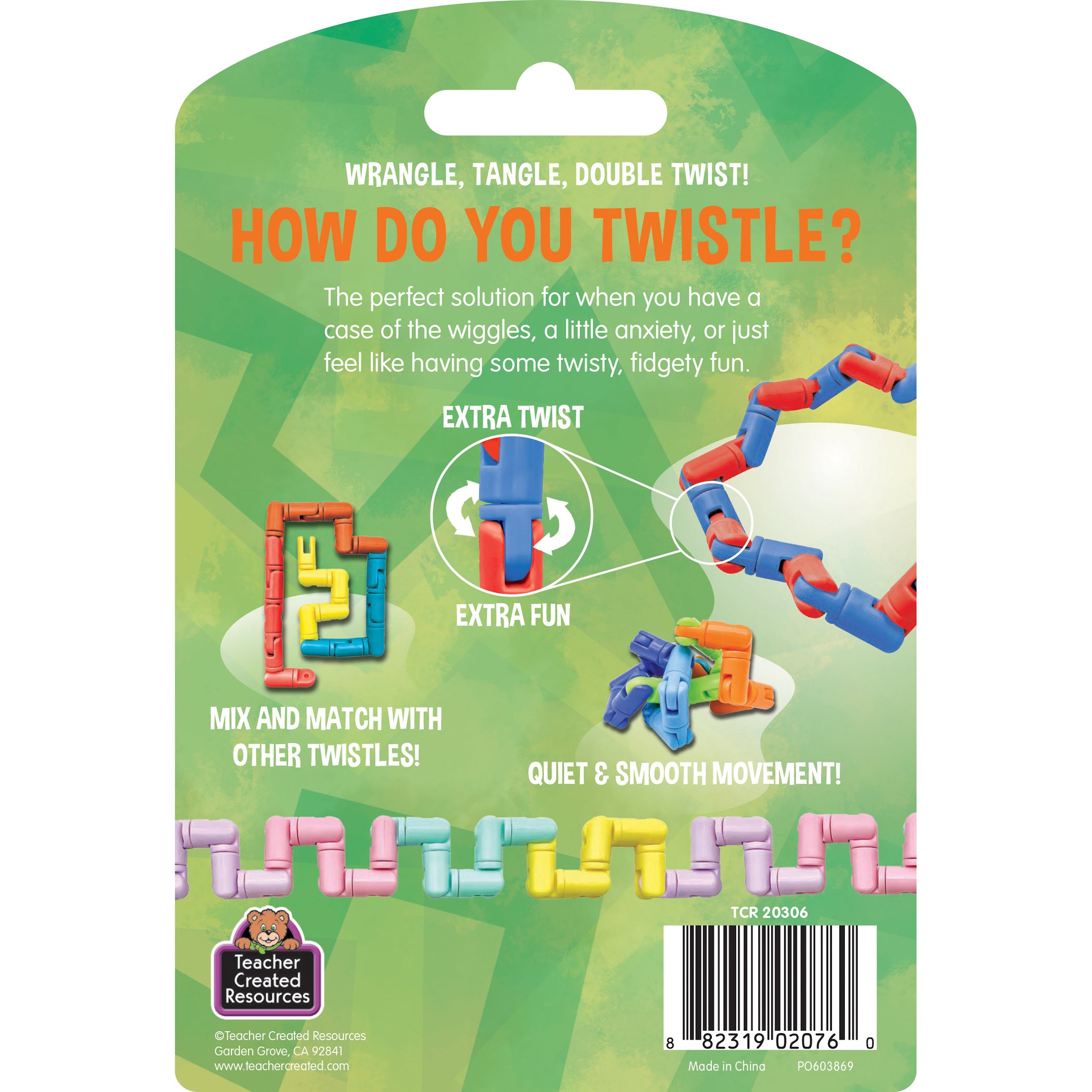 Twistle Double Twist, Red & Blue, Pack of 3