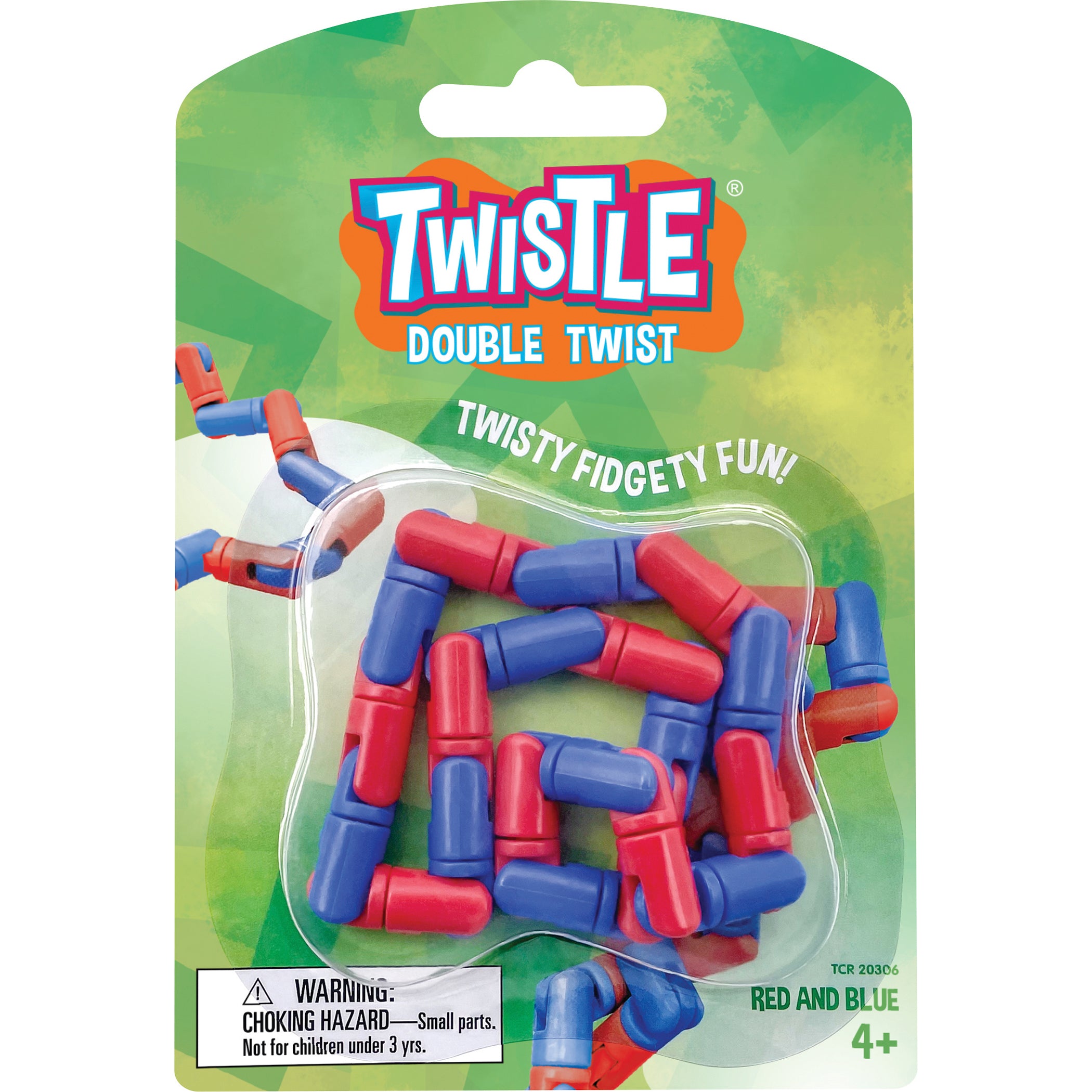 Twistle Double Twist, Red & Blue, Pack of 3