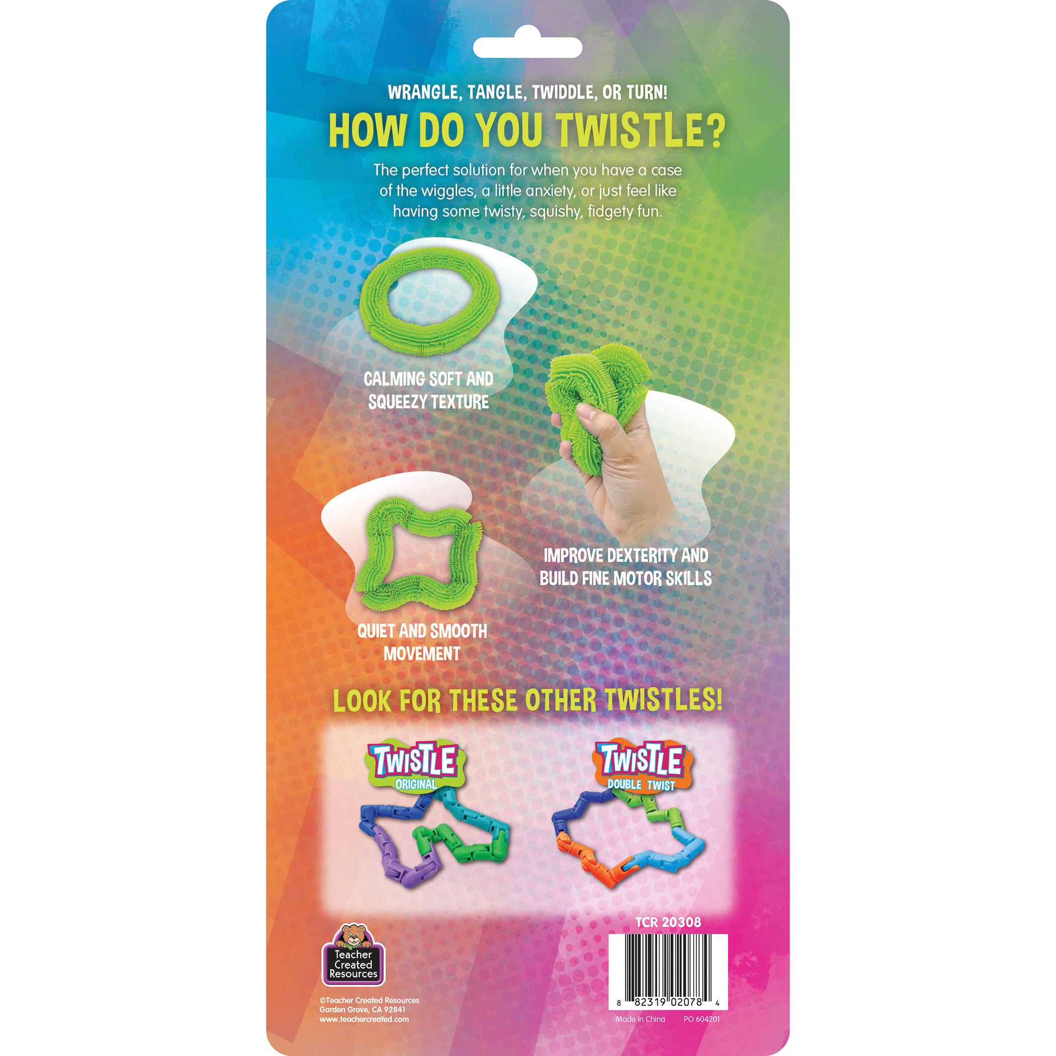 Twistle Squish, Lime, Pack of 2