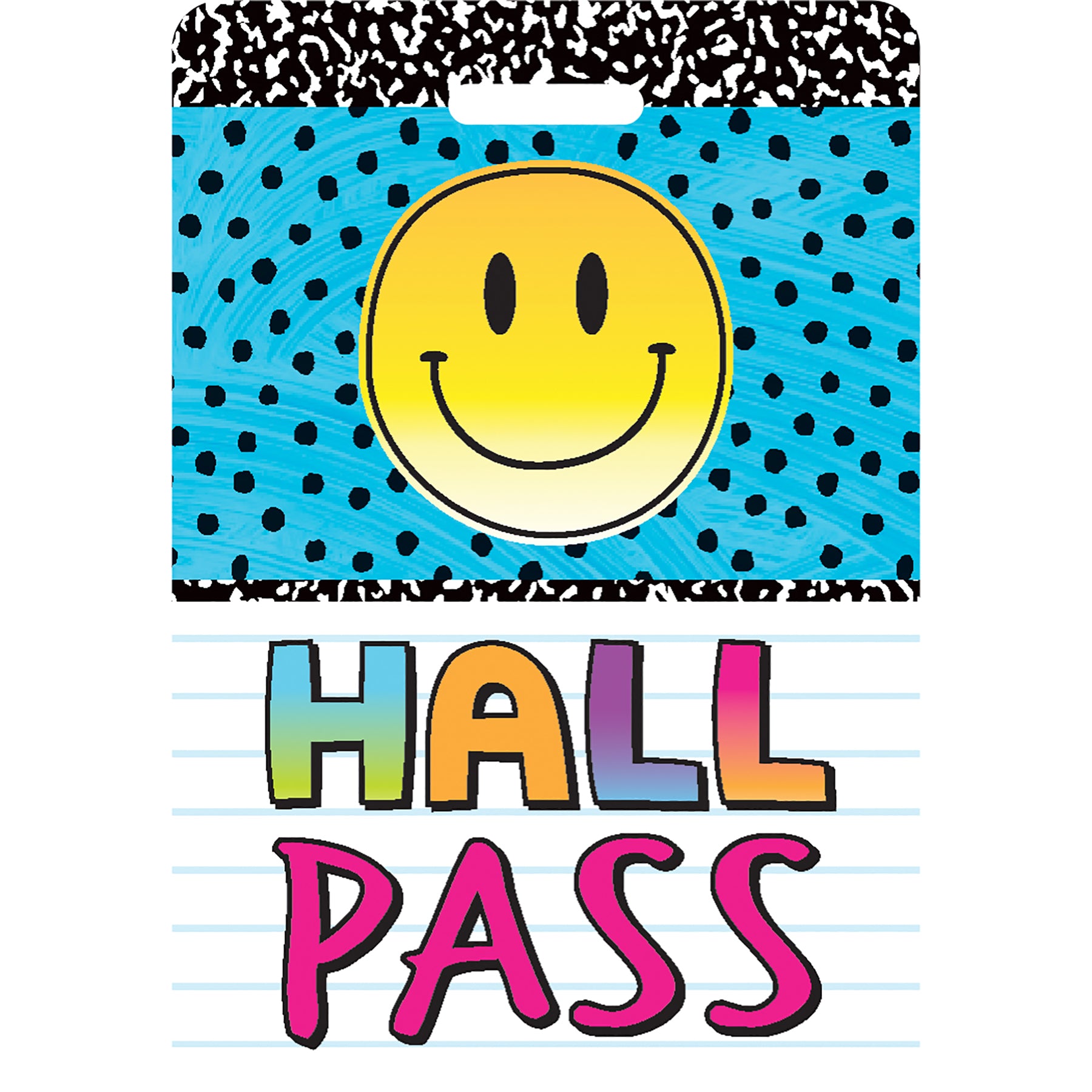 Brights 4Ever Hall Pass with Lanyard, 4 Per Pack, 3 Packs