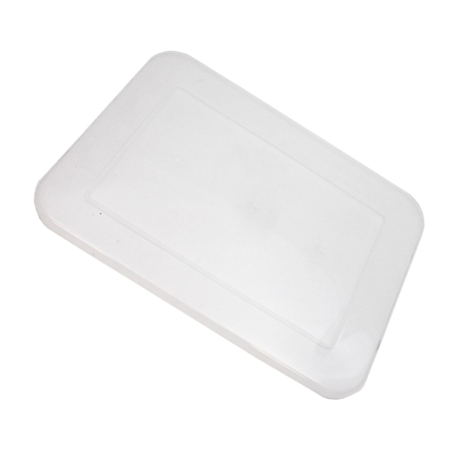 Clear Plastic Storage Bin Lid - Large, Pack of 6