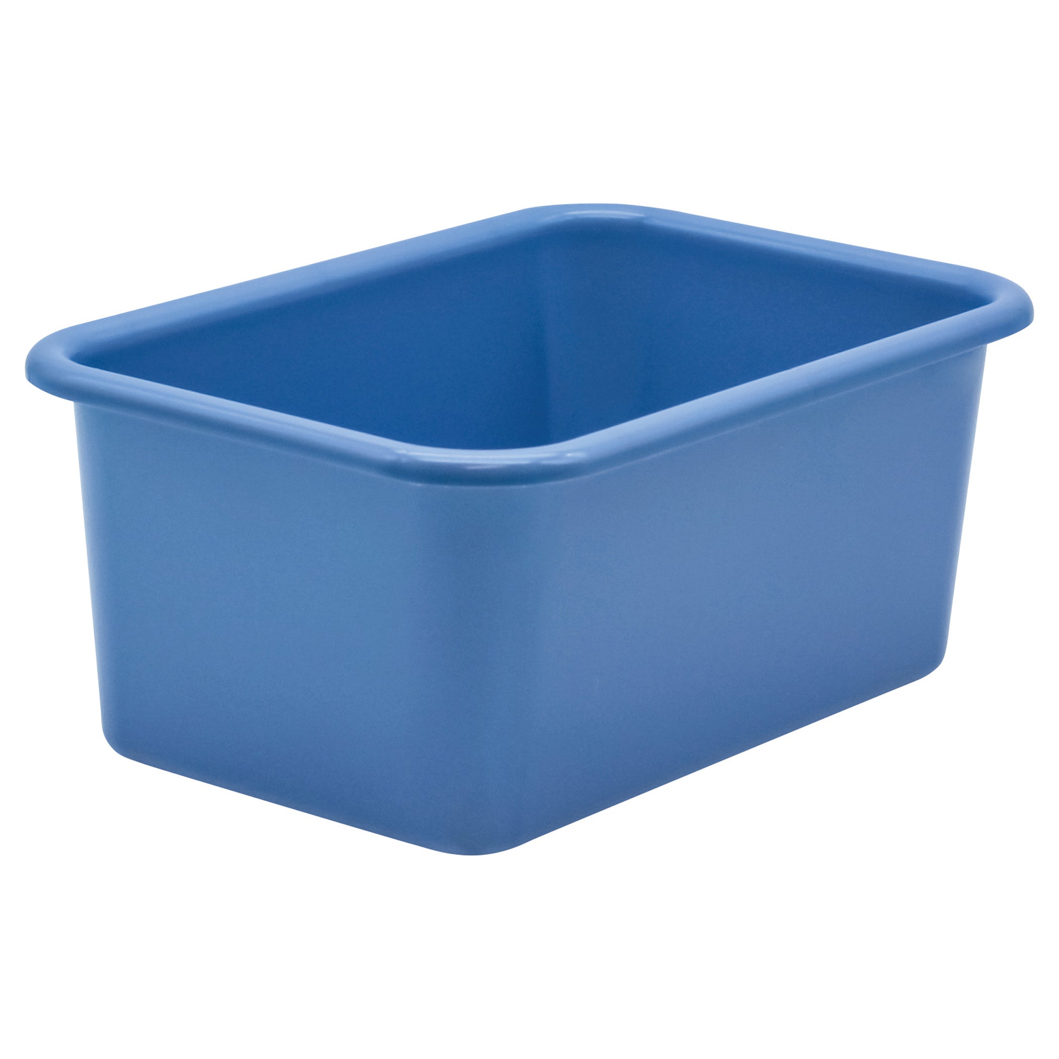 Slate Blue Small Plastic Storage Bin, Pack of 6