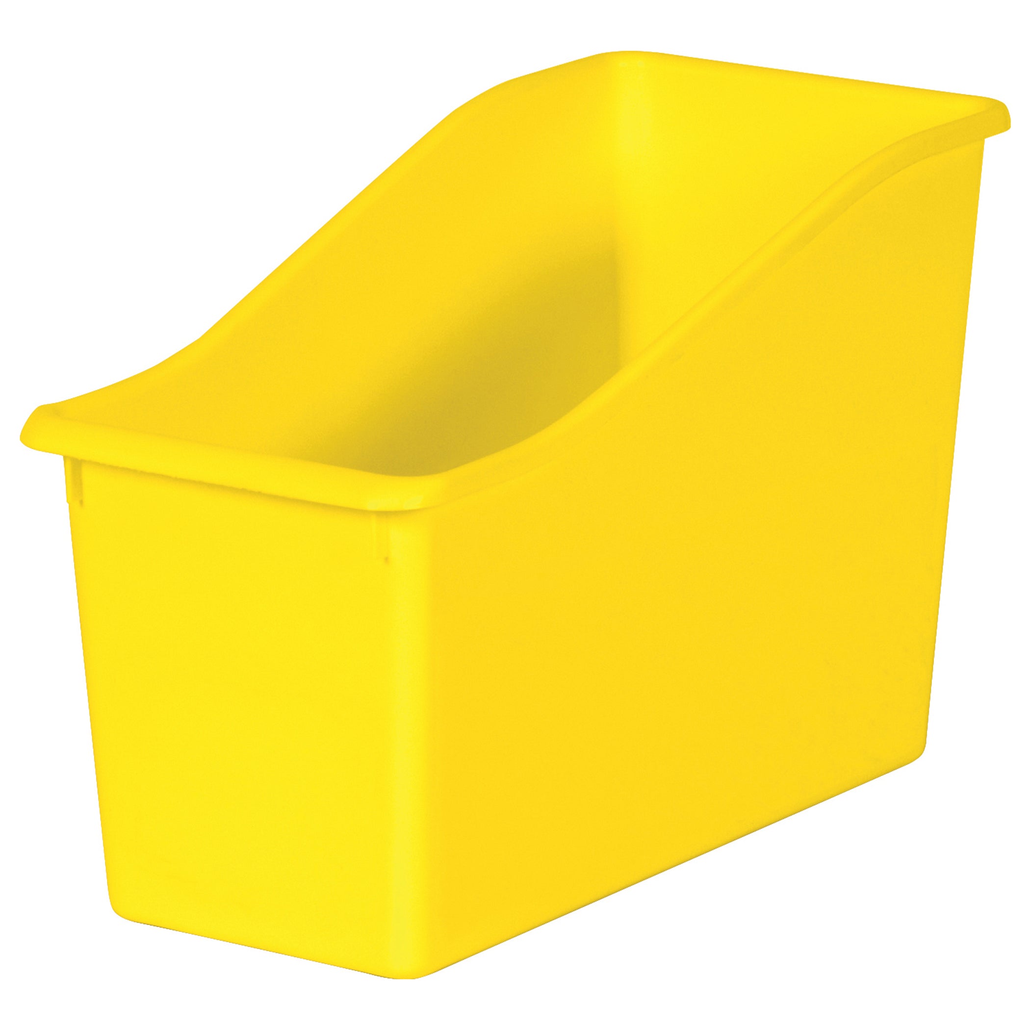 Yellow Plastic Book Bin, Pack of 6