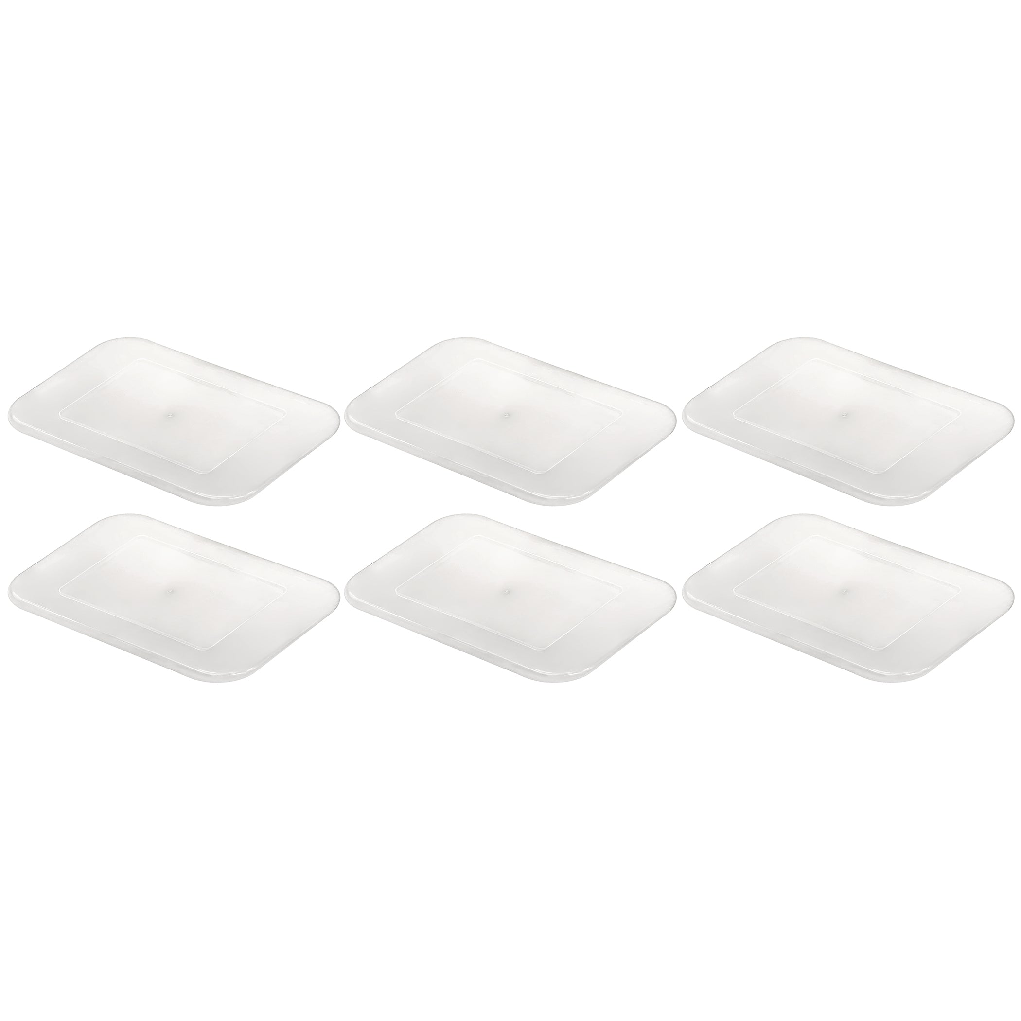 Plastic Letter Tray Lid, Clear, Pack of 6