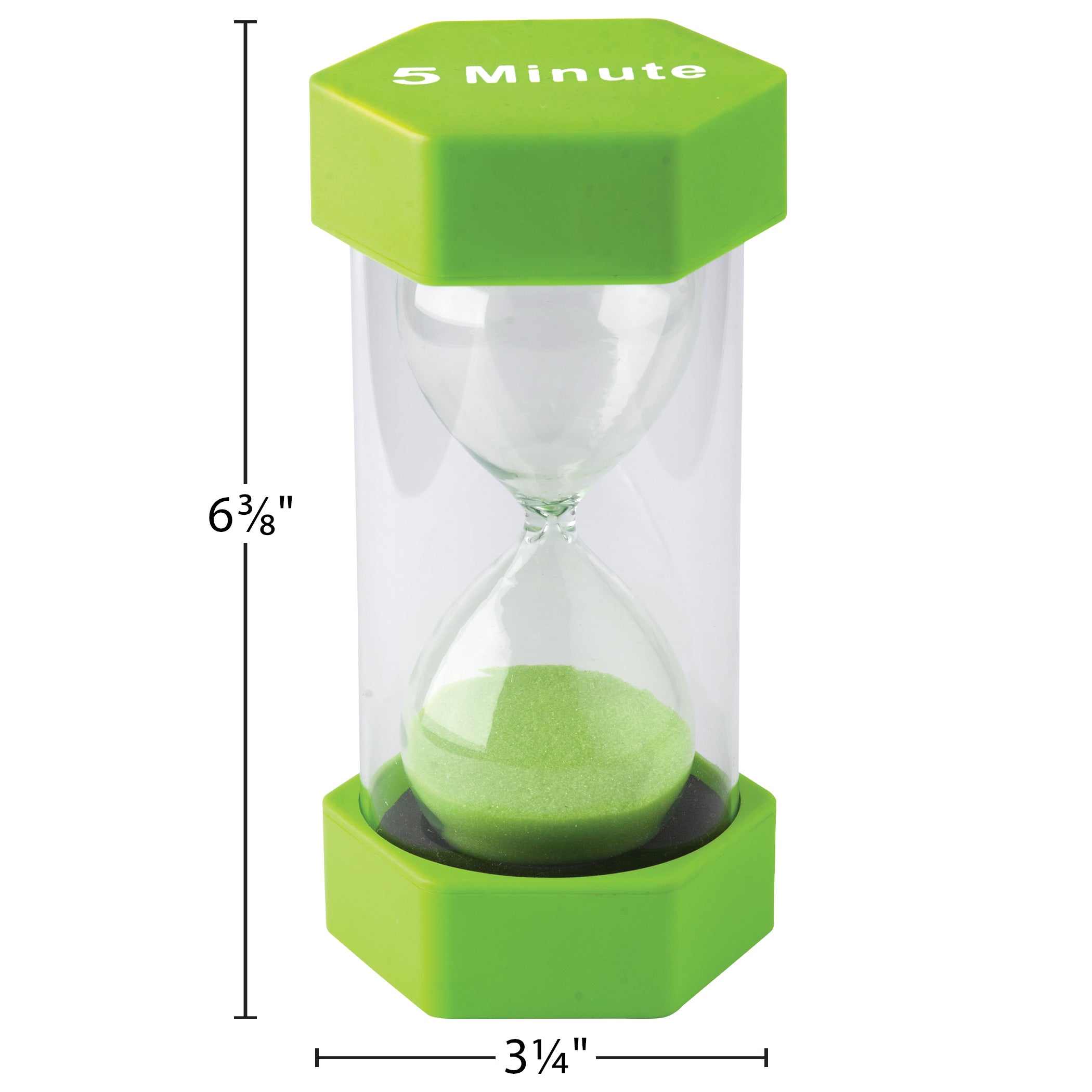 5 Minute Sand Timer - Large, Pack of 2