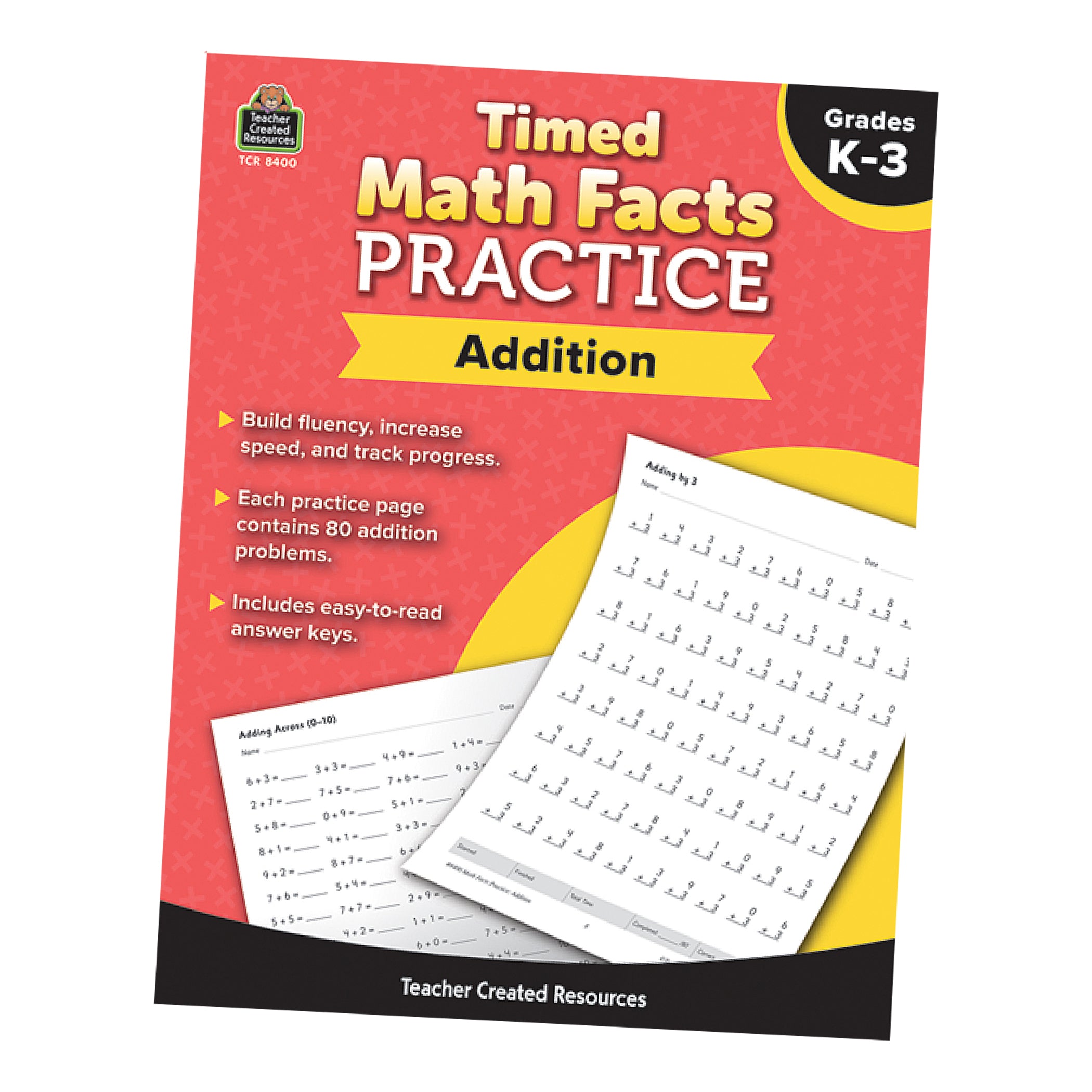 Timed Math Facts Practice Set of 4