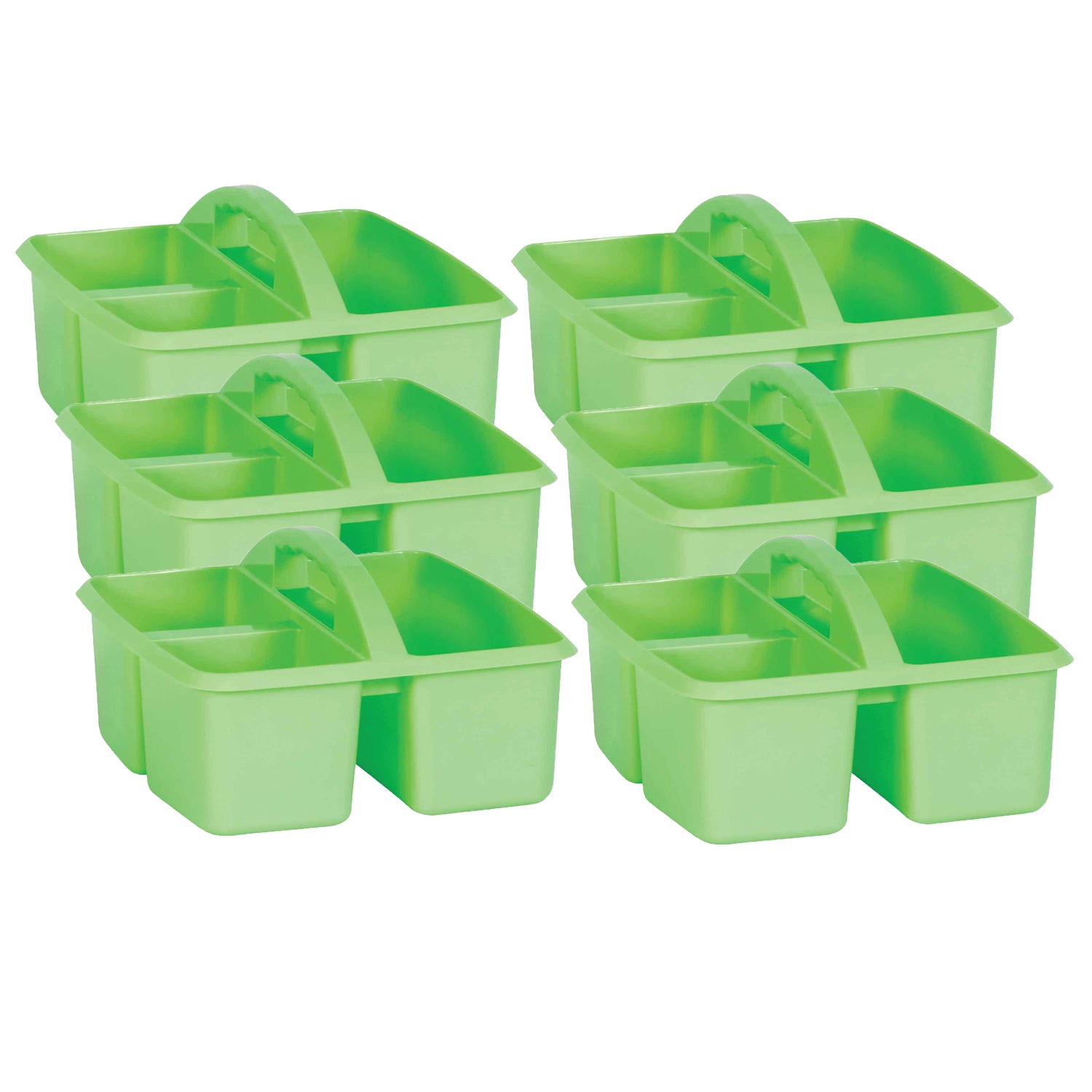 Mint Plastic Storage Caddy, Pack of 6