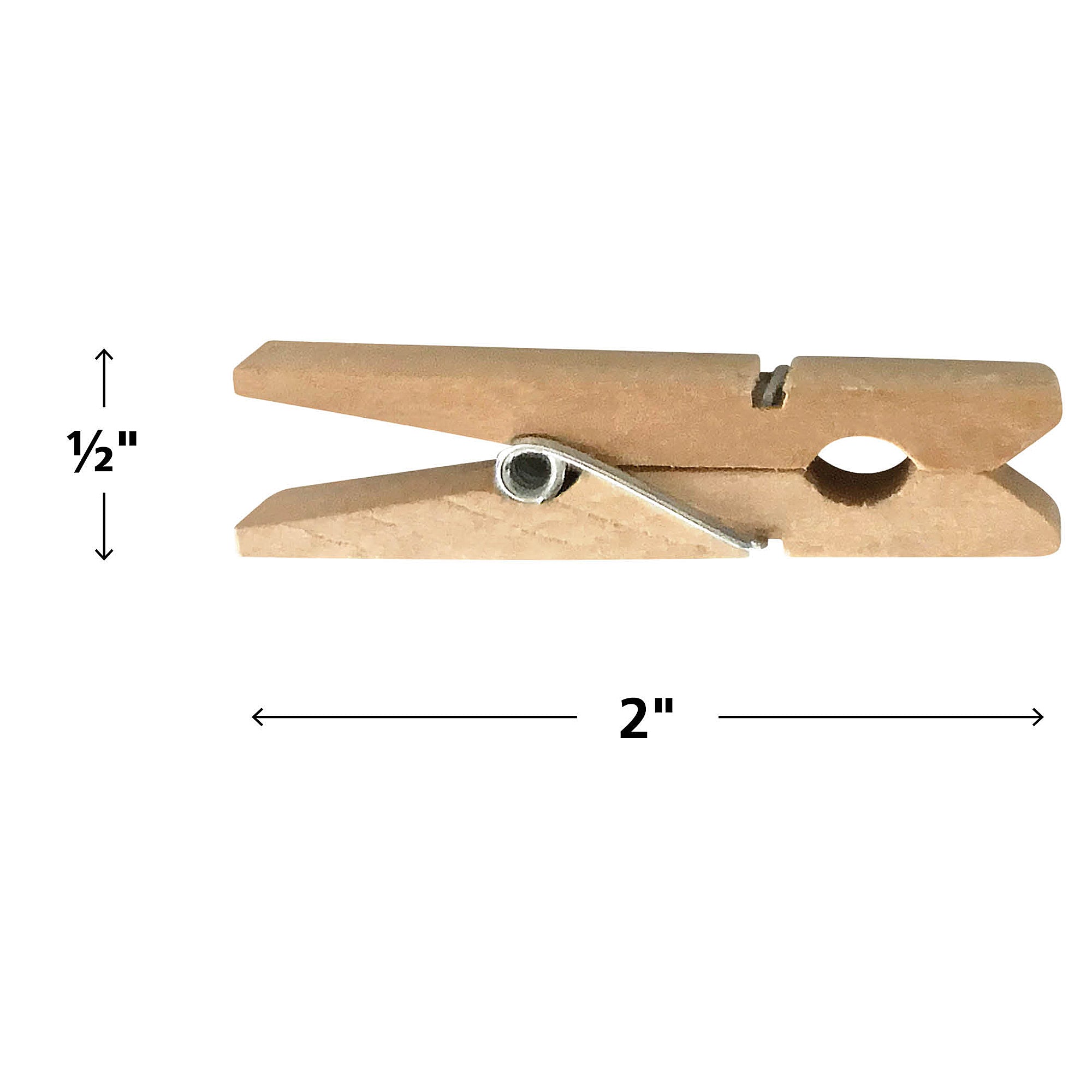 STEM Basics: Medium Clothespins, 50 Per Pack, 6 Packs