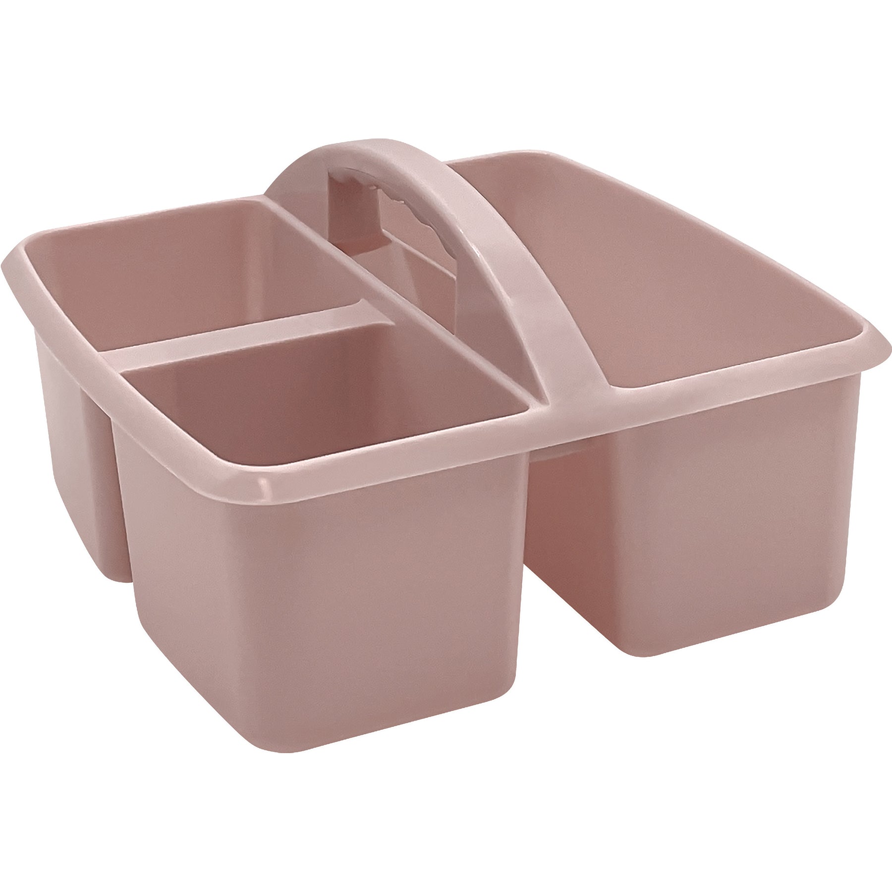 Plastic Storage Caddy, Light Mauve, Pack of 6