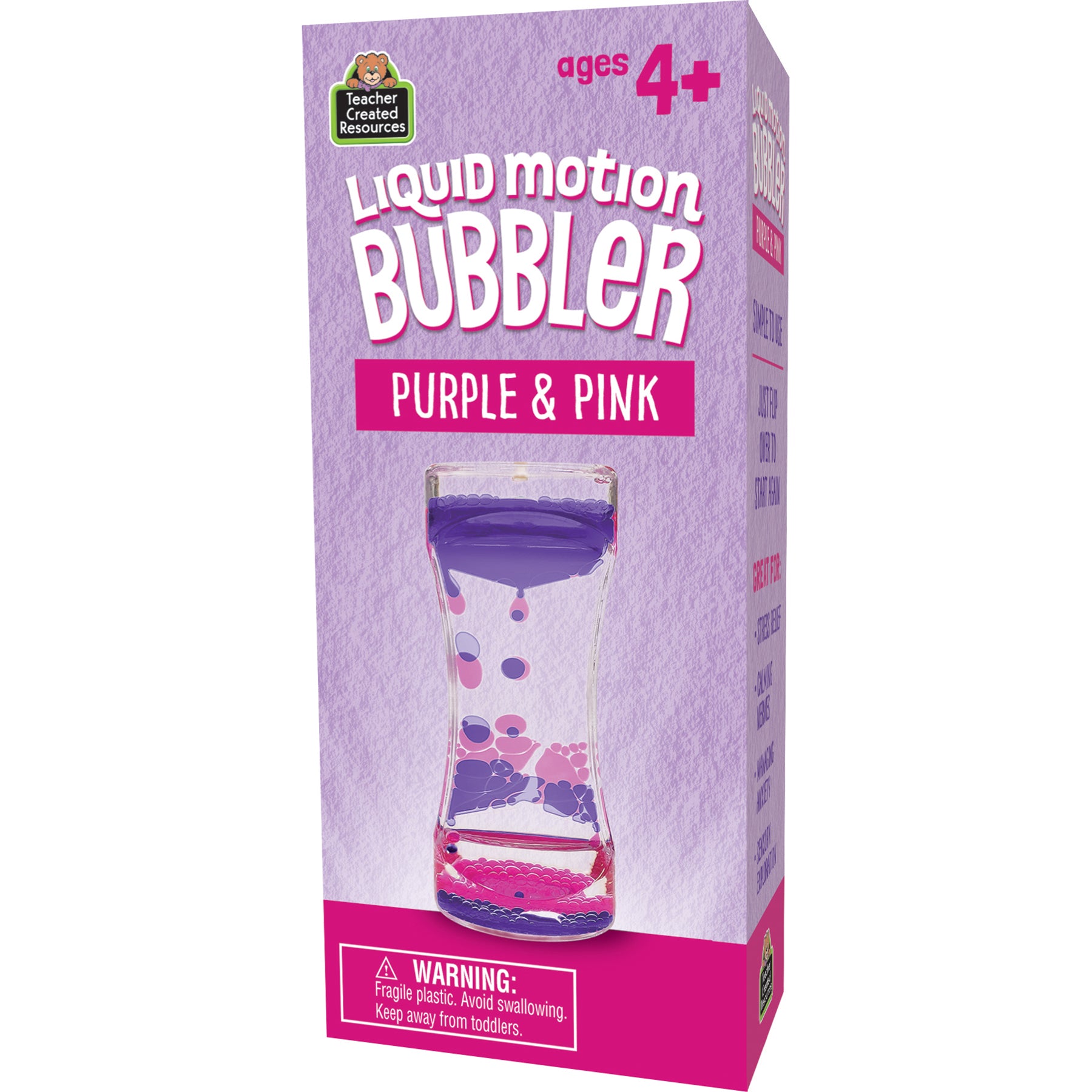 Liquid Motion Bubbler, Purple & Pink, Pack of 6