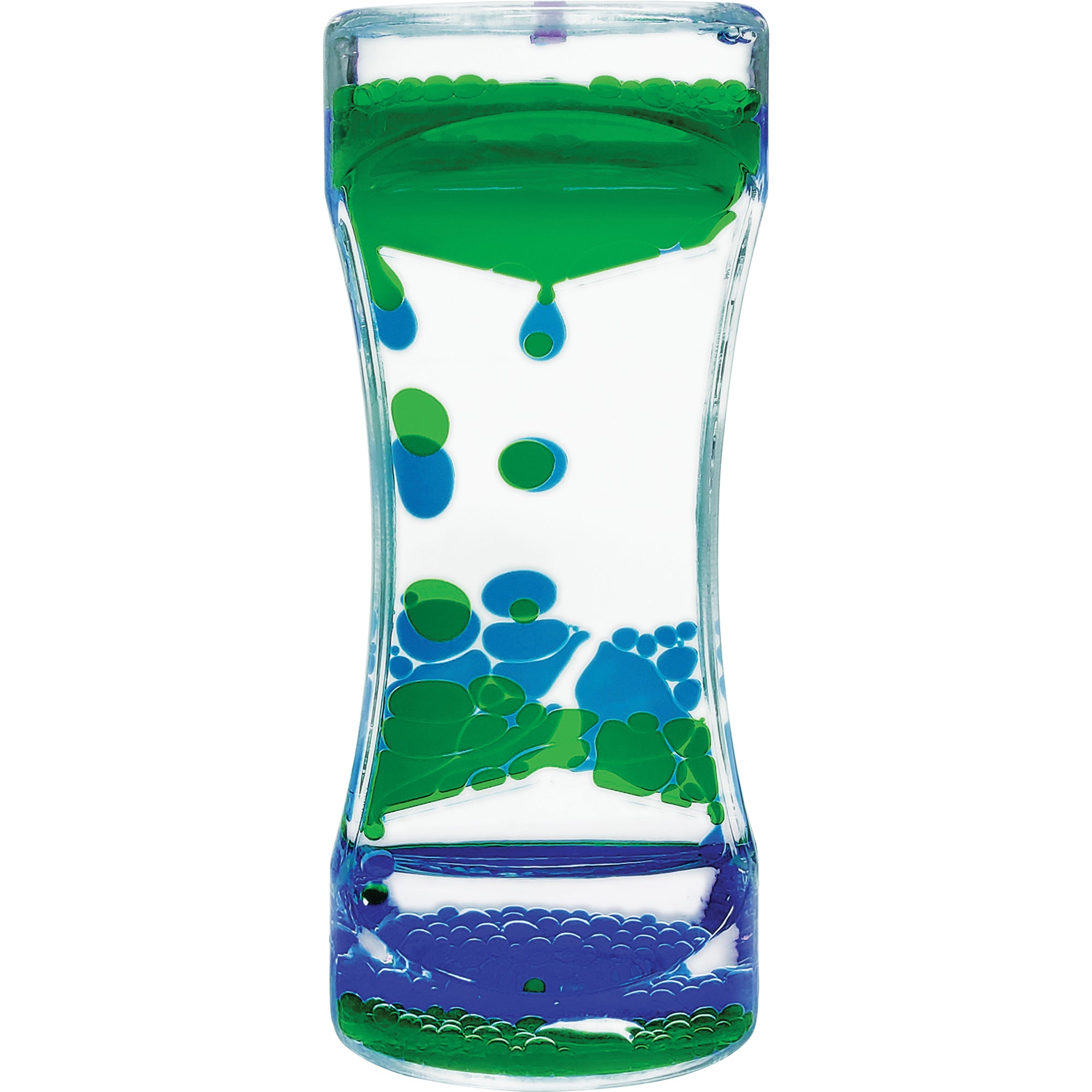 Liquid Motion Bubbler, Green & Blue, Pack of 6