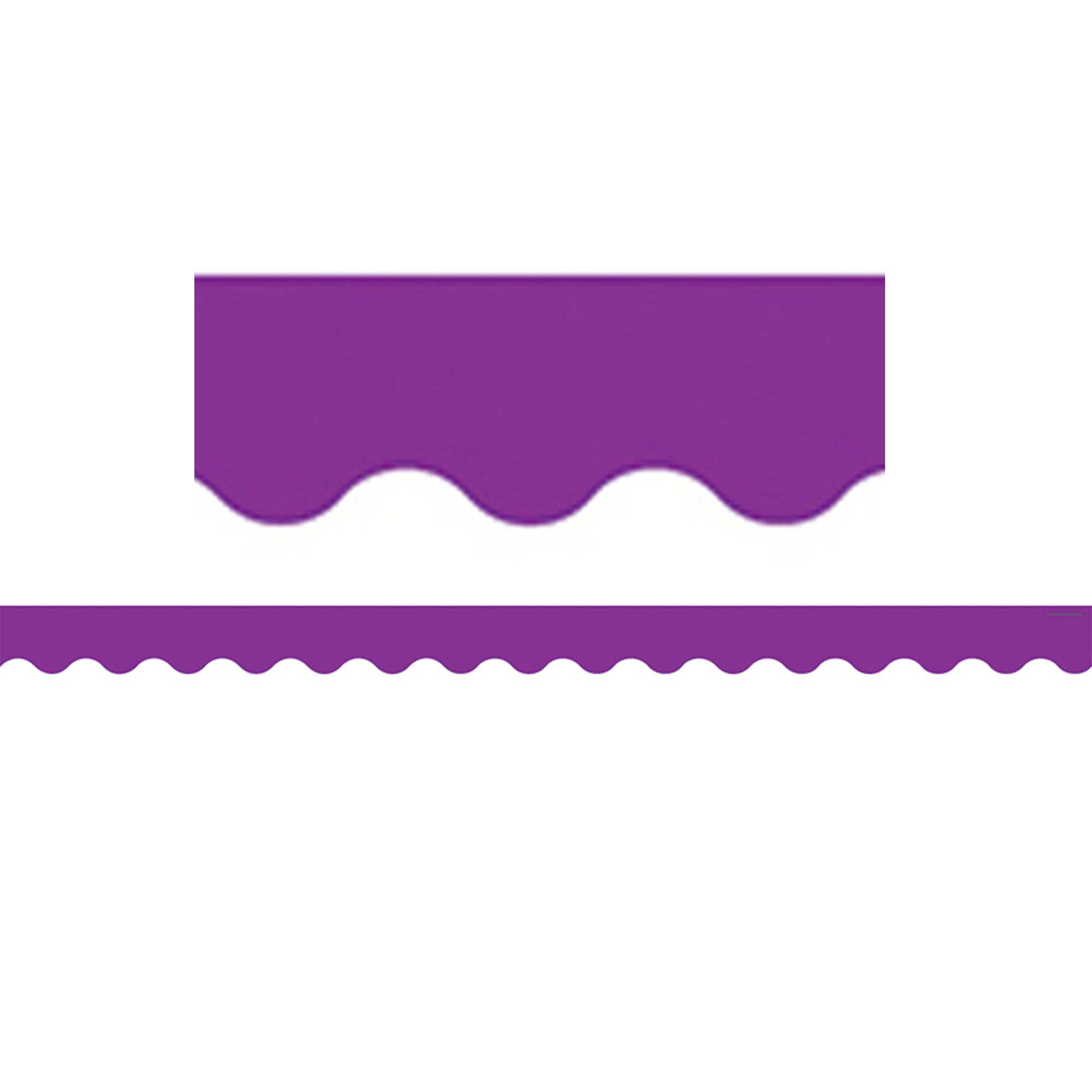 Purple Scalloped Border Trim, 35 Feet Per Pack, 6 Packs