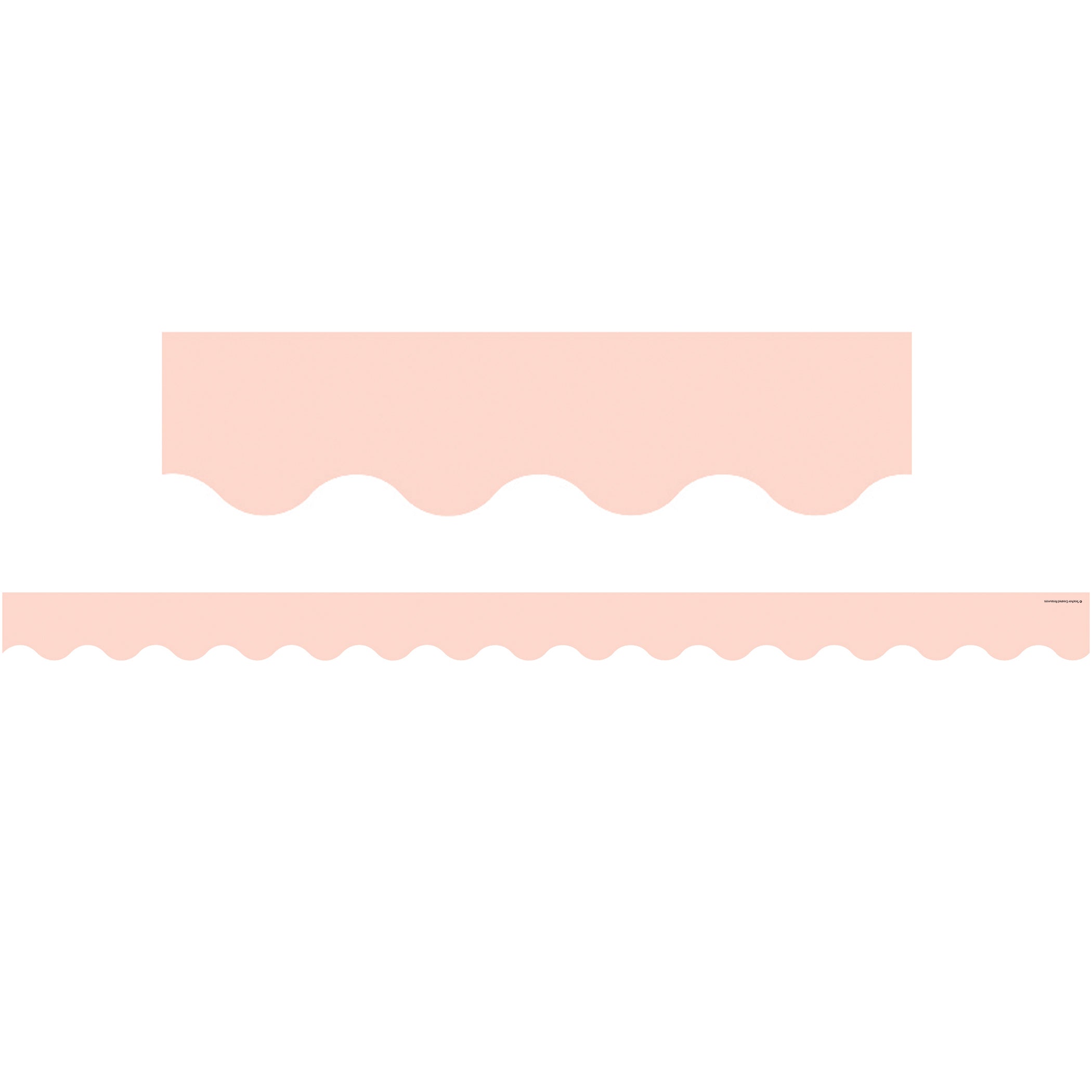 Blush Scalloped Border Trim, 35 Feet Per Pack, 6 Packs