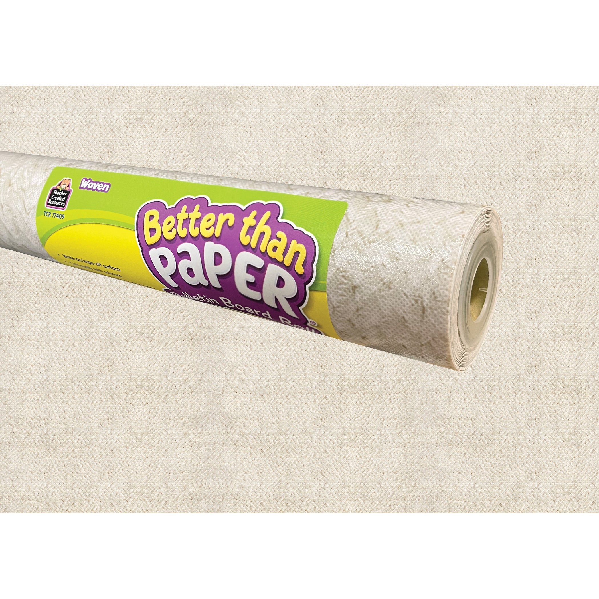 Woven Better Than Paper Bulletin Board Roll, 4' x 12', Pack of 4