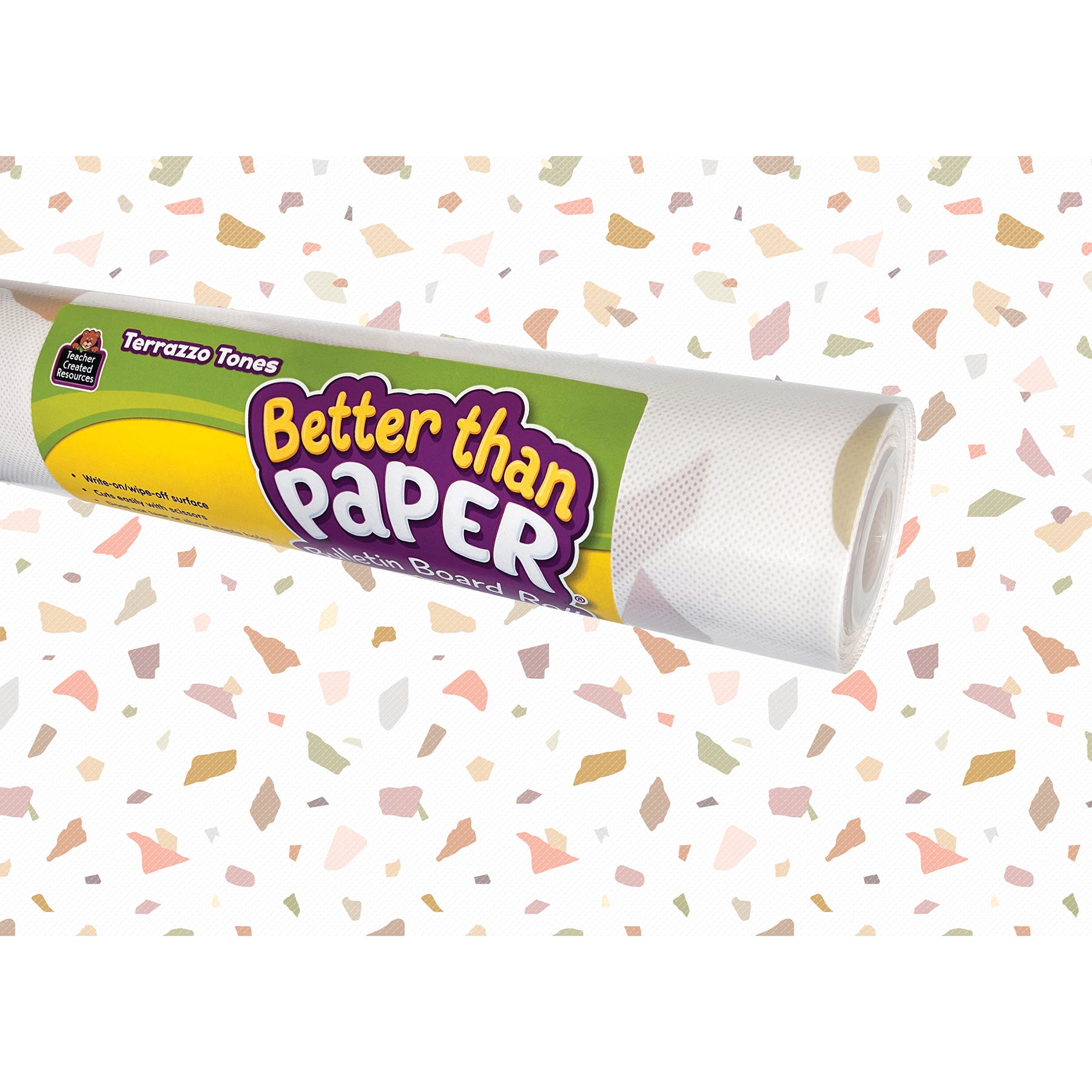 Better Than Paper® Bulletin Board Roll, Terrazzo Tones, 4- Pack