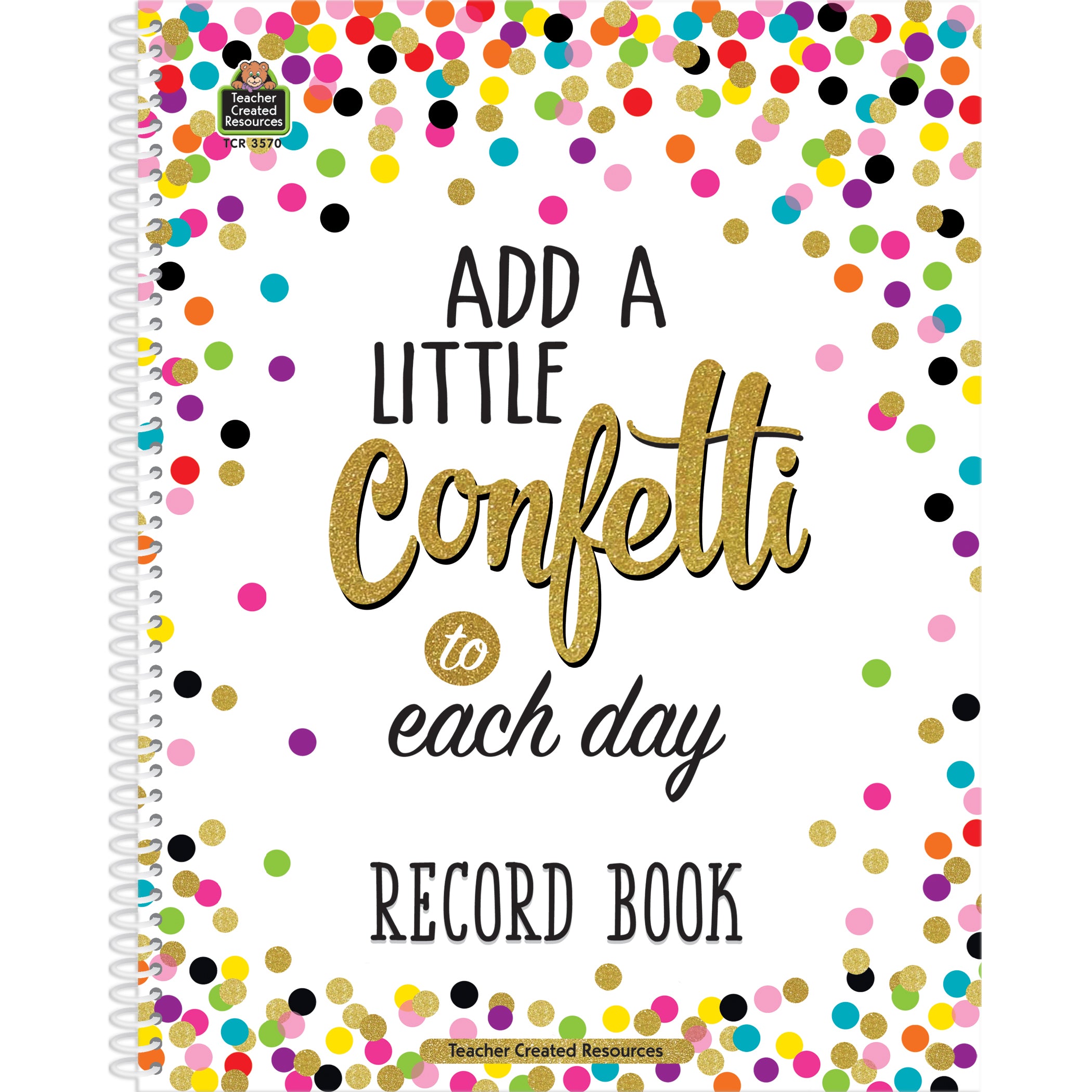 Confetti Record Book, Pack of 3