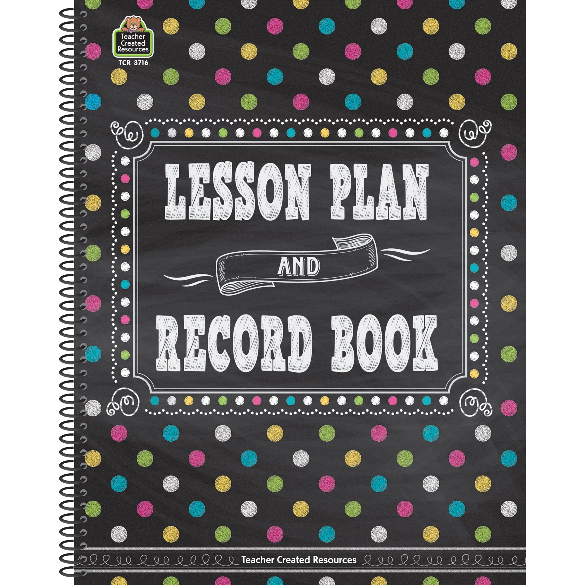 Chalkboard Brights Lesson Plan and Record Book, Pack of 2