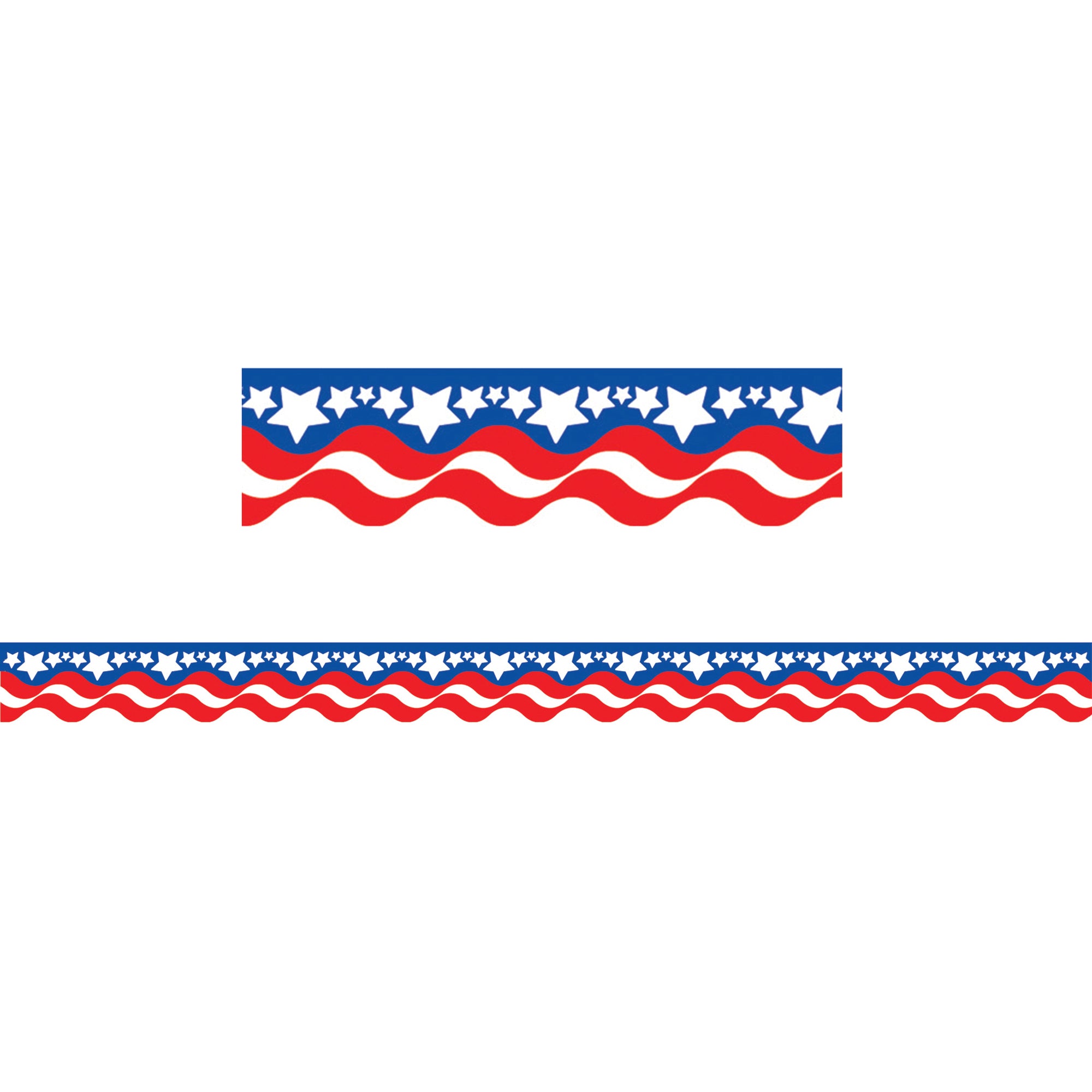 Patriotic Border Trim, 35 Feet Per Pack, 6 Packs