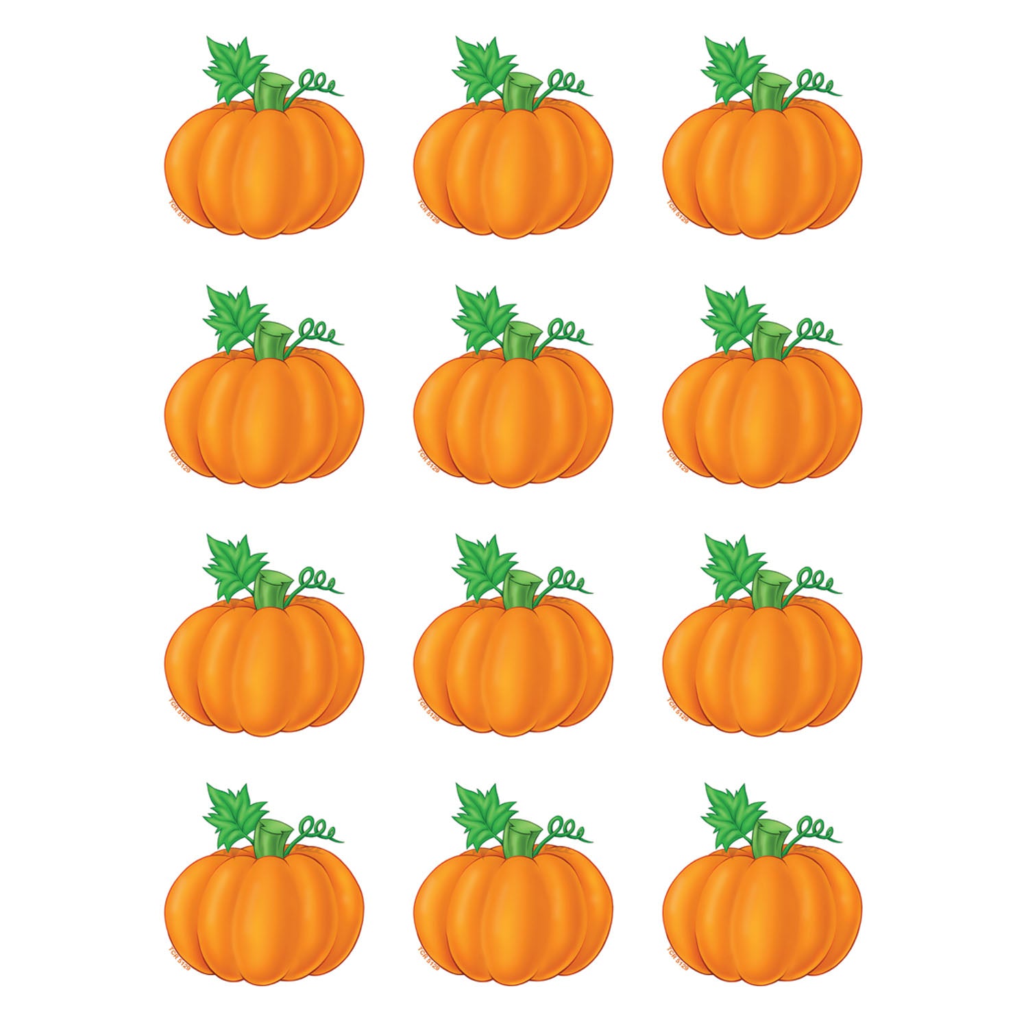 Pumpkins Mini Accents, 36 Per Pack, 6 Packs