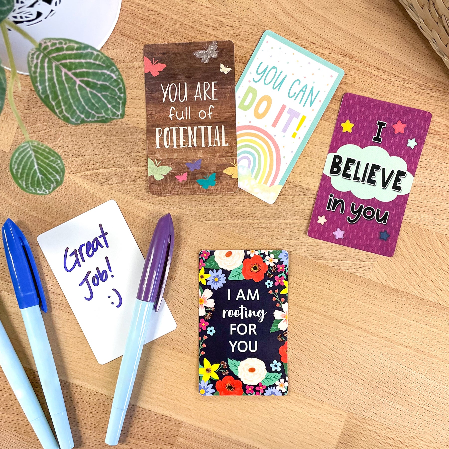 Encouragement Cards, 2-3/16" x 3-1/2", 42 Per Pack, 6 Packs