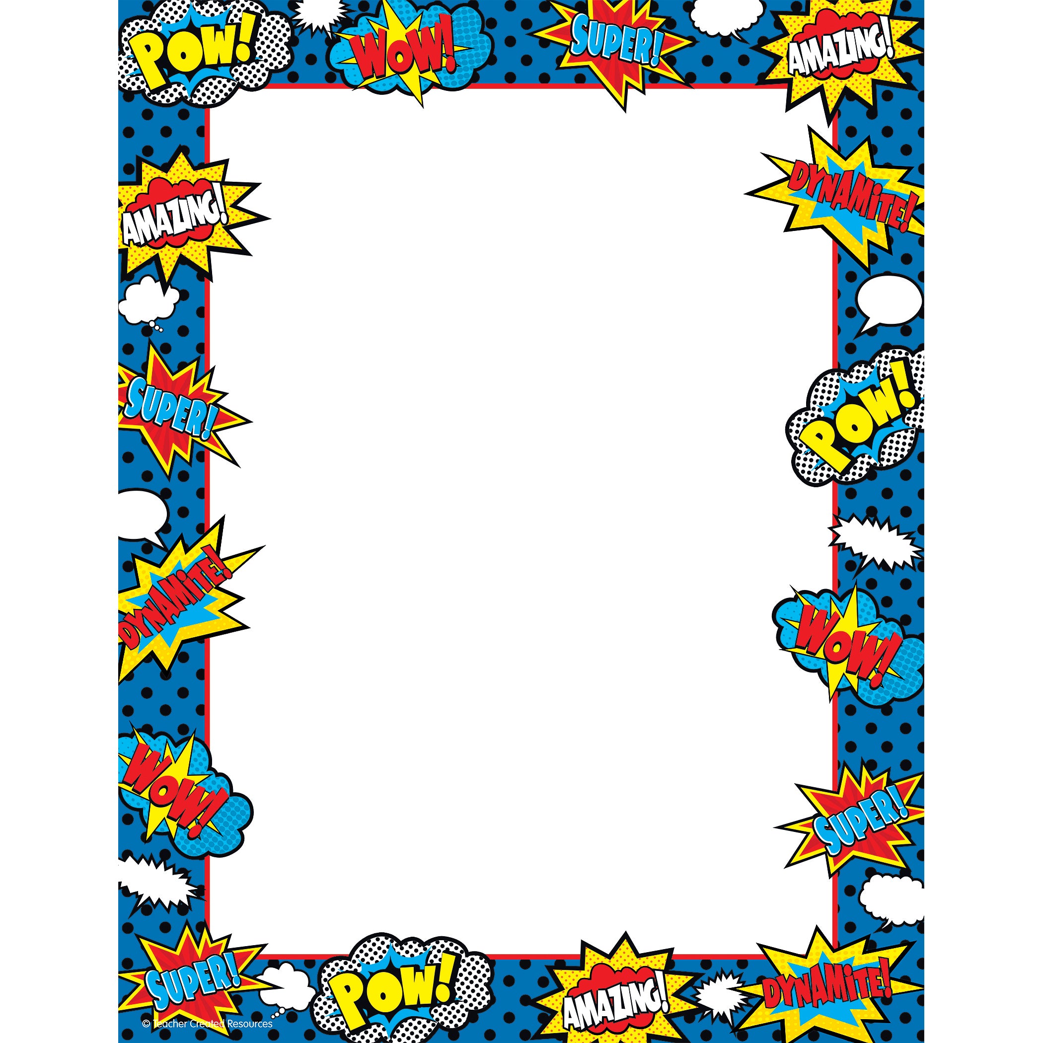 Superhero Computer Paper, 50 Sheets Per Pack, 6 Packs