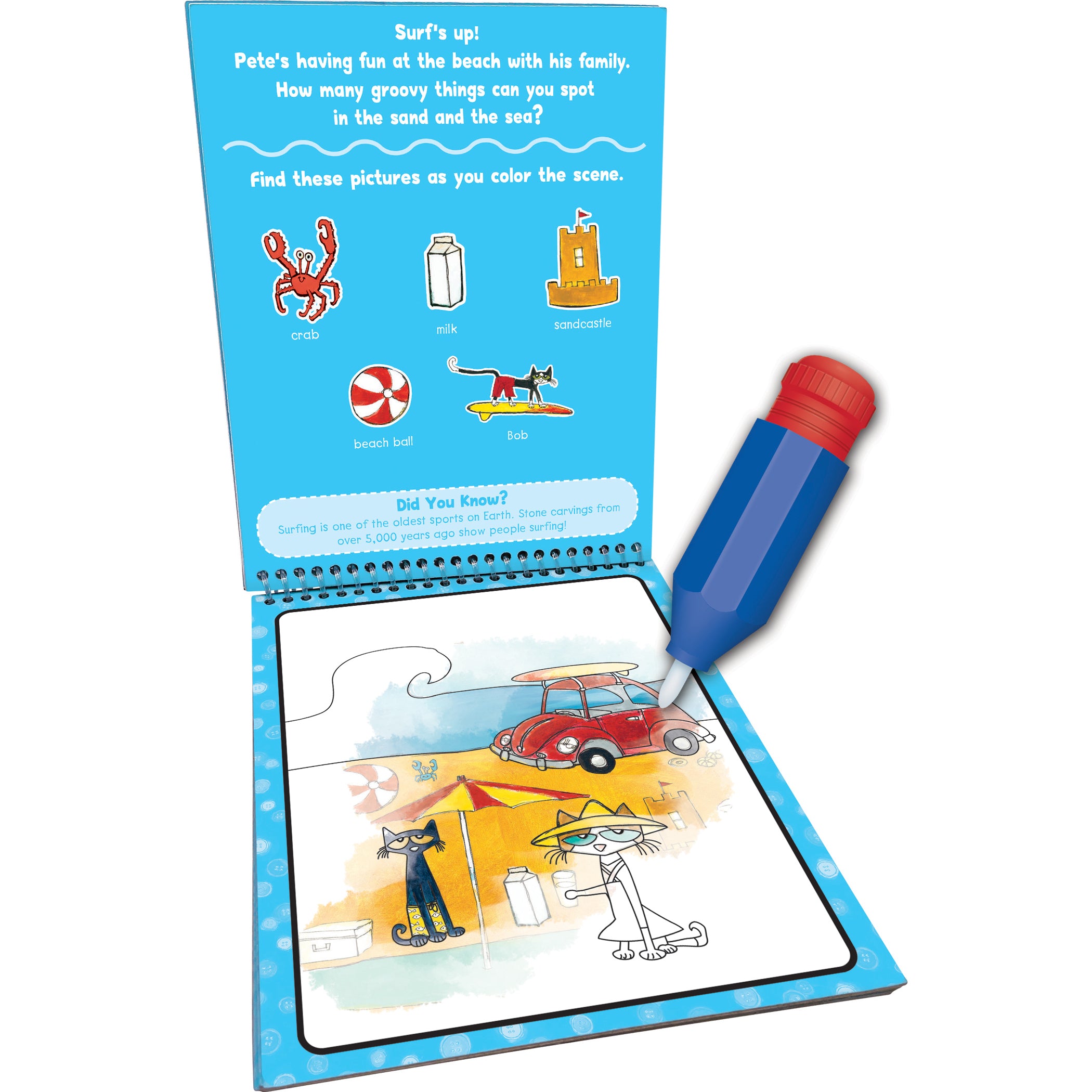 Pete The Cat Water Reveal, 6 Sets