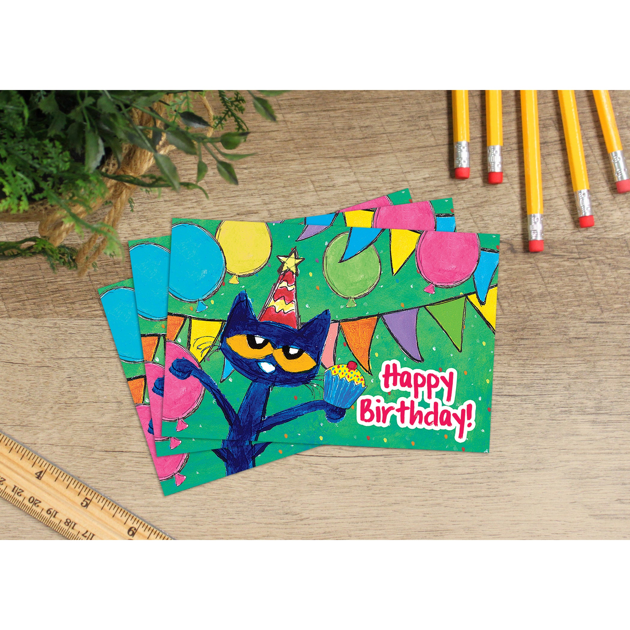 Pete The Cat Happy Birthday Postcards, 30 Per Pack, 6 Packs