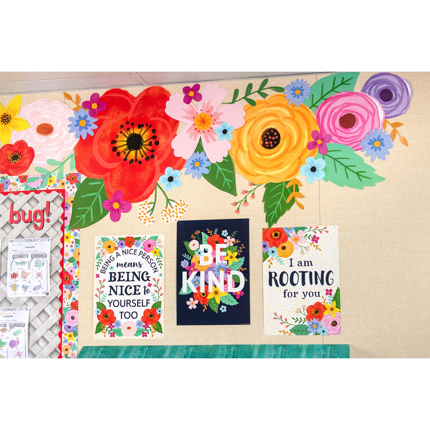 Wildflowers Bulletin Board Set