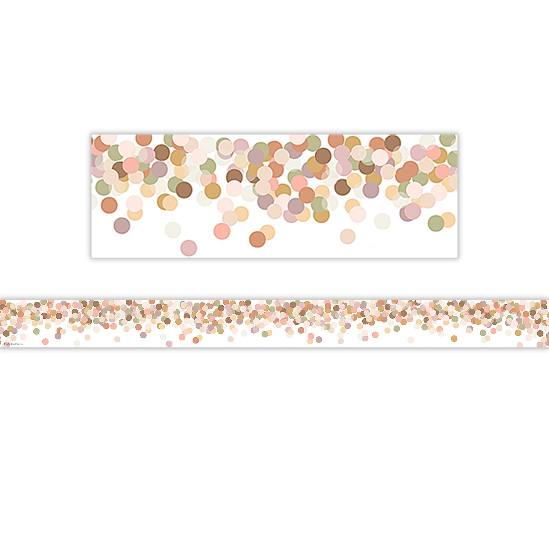 Calming Confetti Straight Border Trim, 35 Feet Per Pack, 6 Packs